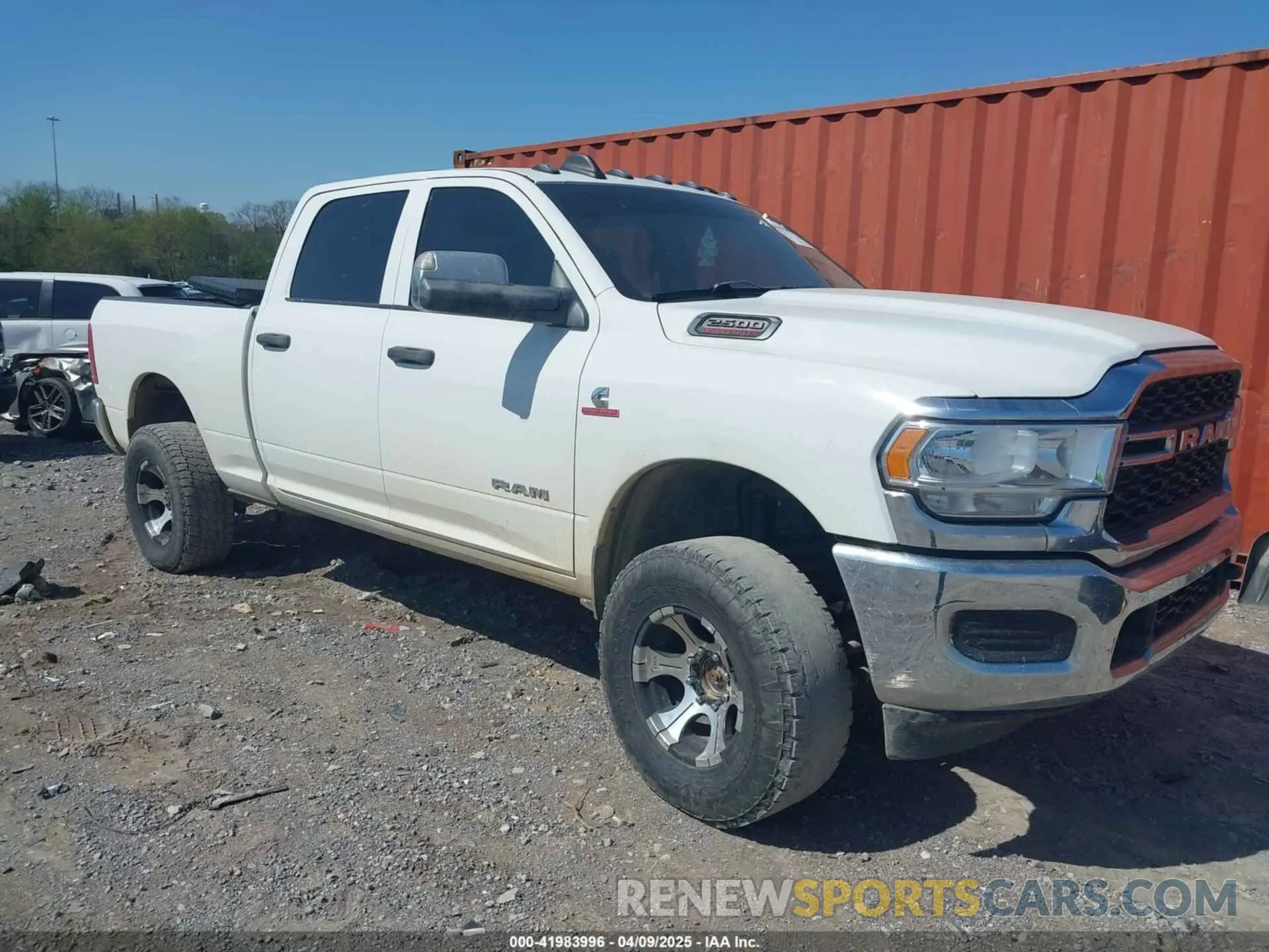 1 Photograph of a damaged car 3C6UR5CLXLG141532 RAM 2500 2020