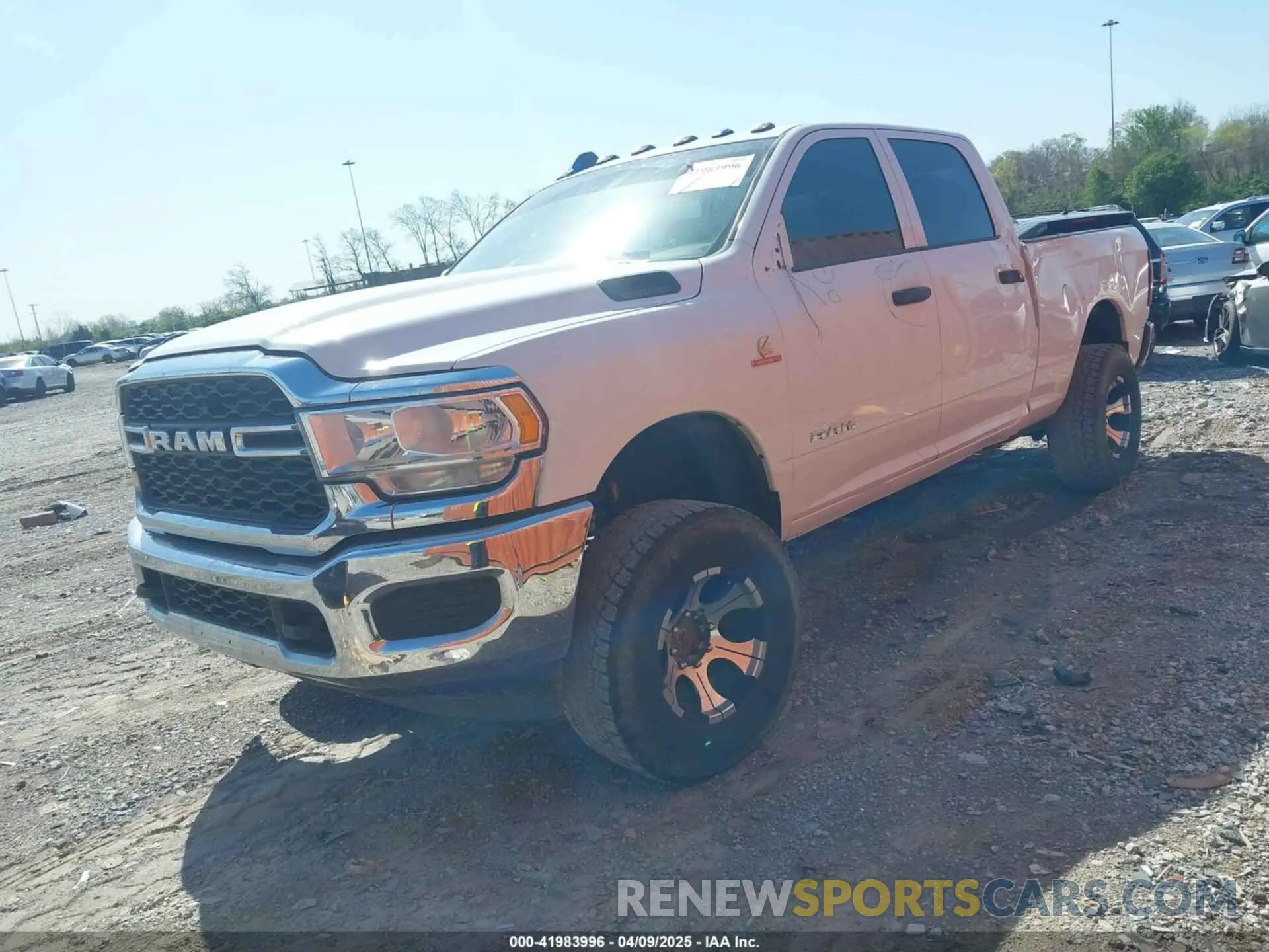2 Photograph of a damaged car 3C6UR5CLXLG141532 RAM 2500 2020