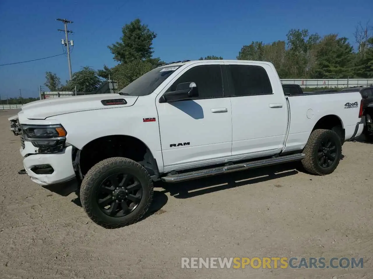 1 Photograph of a damaged car 3C6UR5DJ8LG267126 RAM 2500 2020