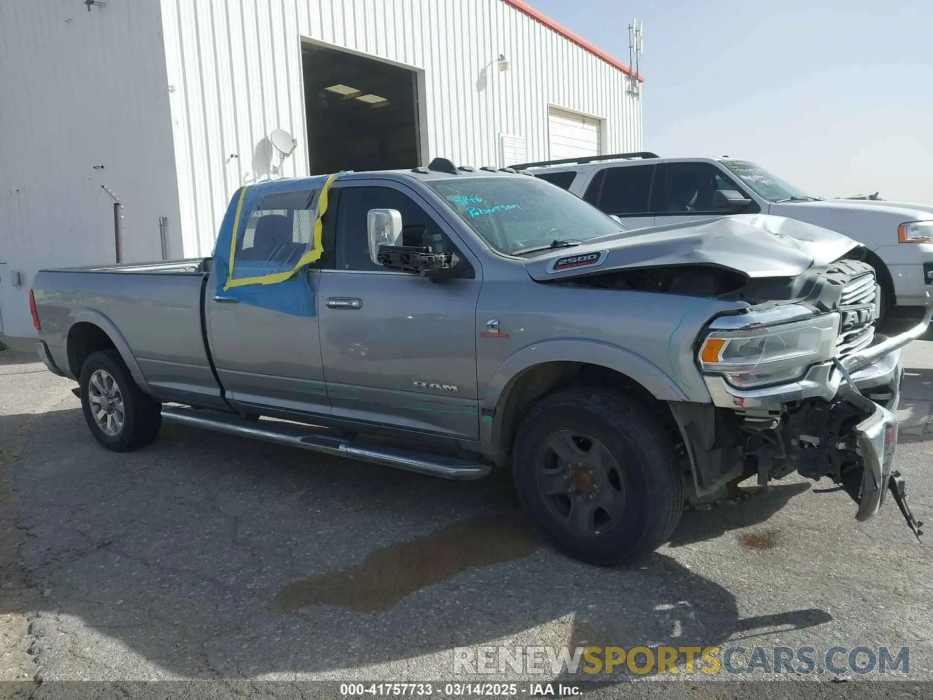 13 Photograph of a damaged car 3C6UR5KL5LG148079 RAM 2500 2020
