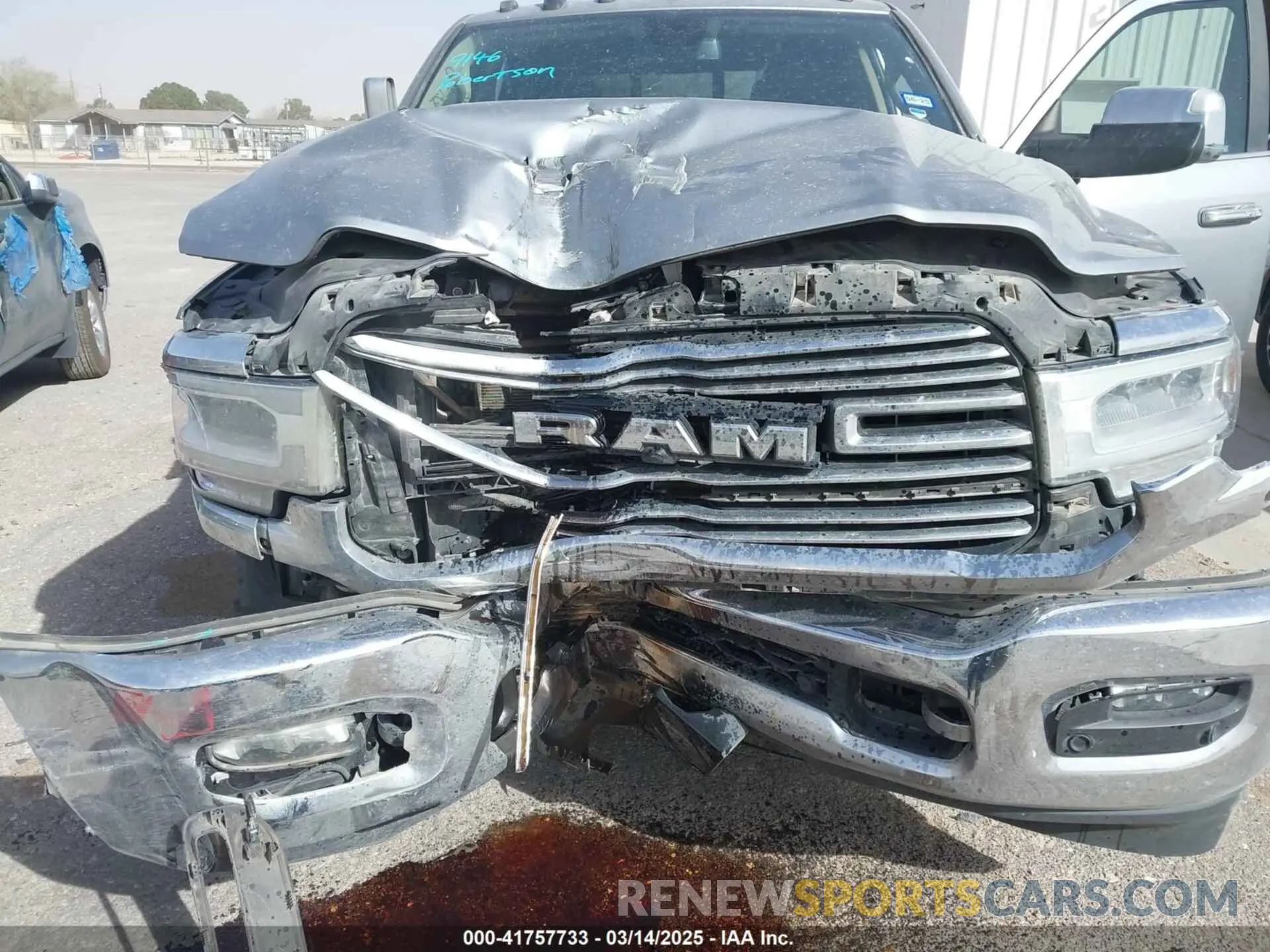 6 Photograph of a damaged car 3C6UR5KL5LG148079 RAM 2500 2020