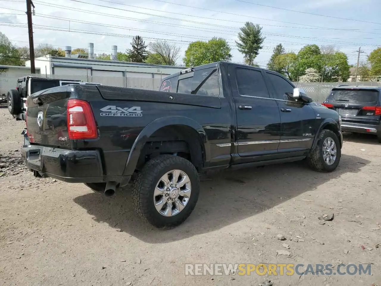 3 Photograph of a damaged car 3C6UR5SL1LG109666 RAM 2500 2020