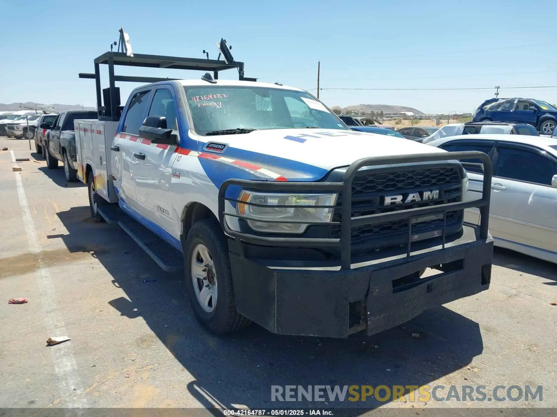 1 Photograph of a damaged car 3C7WR4HJ3LG145556 RAM 2500 2020