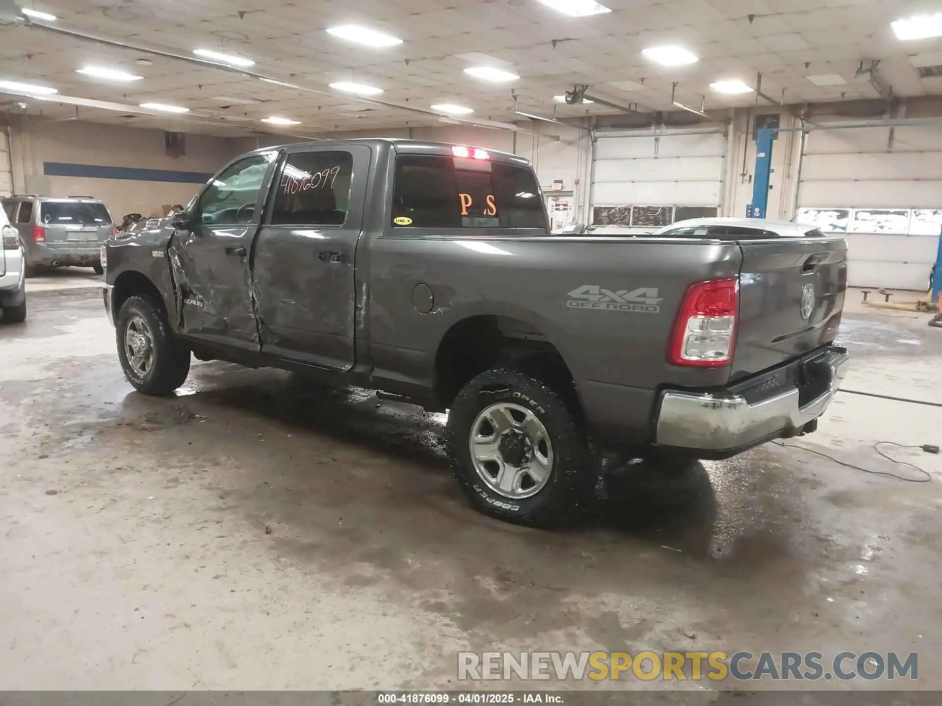 3 Photograph of a damaged car 3C6UR5CJ3MG681322 RAM 2500 2021