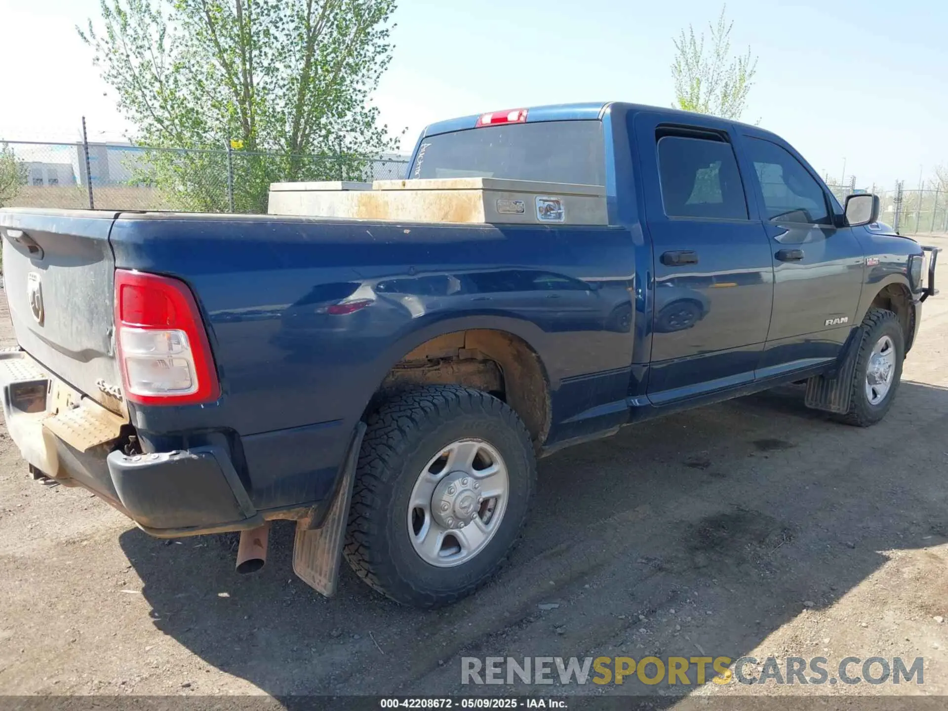 4 Photograph of a damaged car 3C6UR5CJ8MG656626 RAM 2500 2021