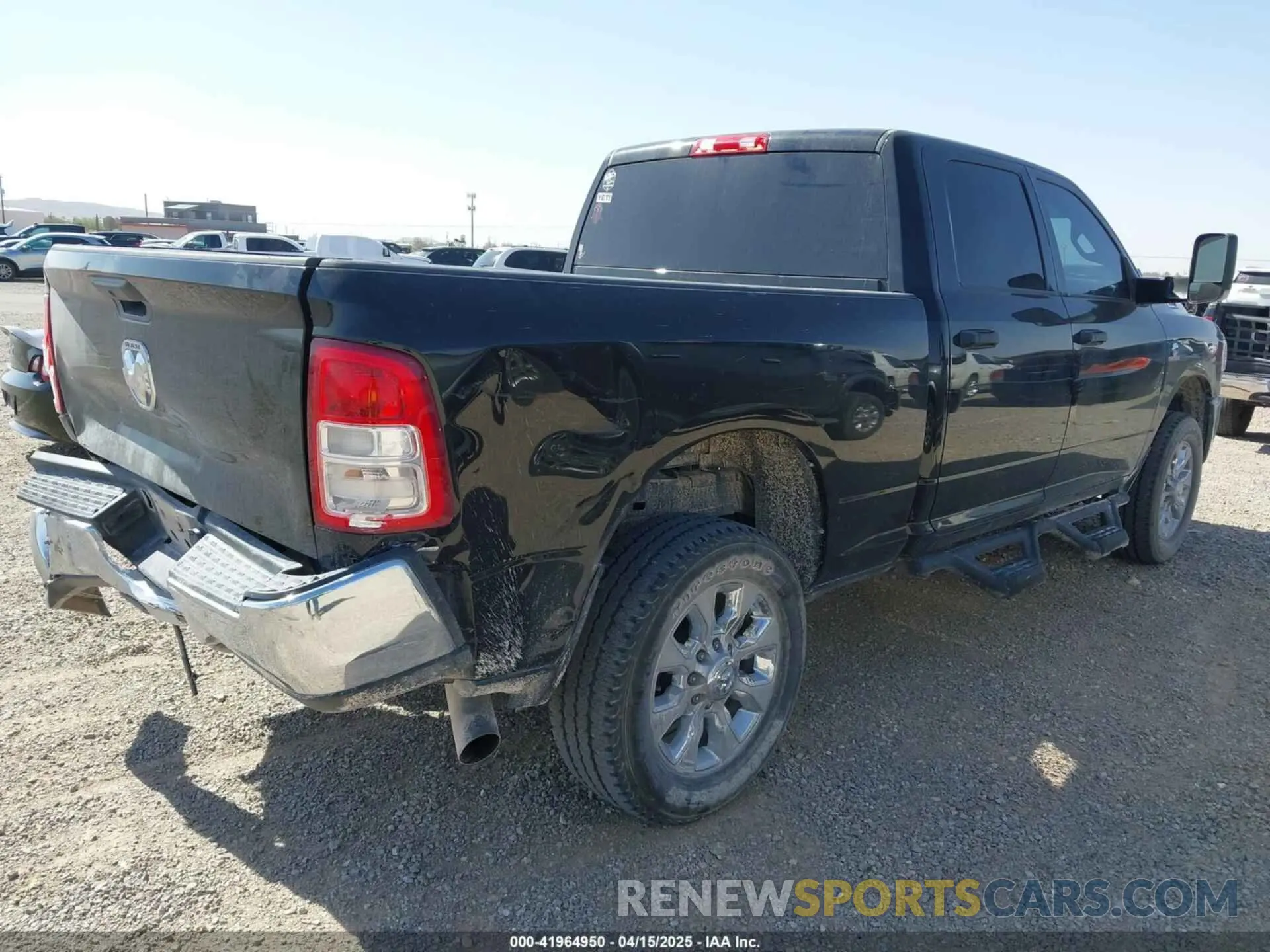 4 Photograph of a damaged car 3C6UR5CL4MG675658 RAM 2500 2021