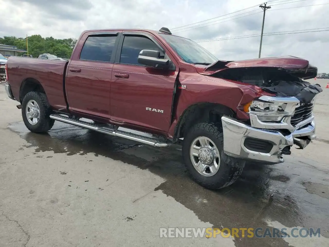 4 Photograph of a damaged car 3C6UR5DJ7MG556130 RAM 2500 2021