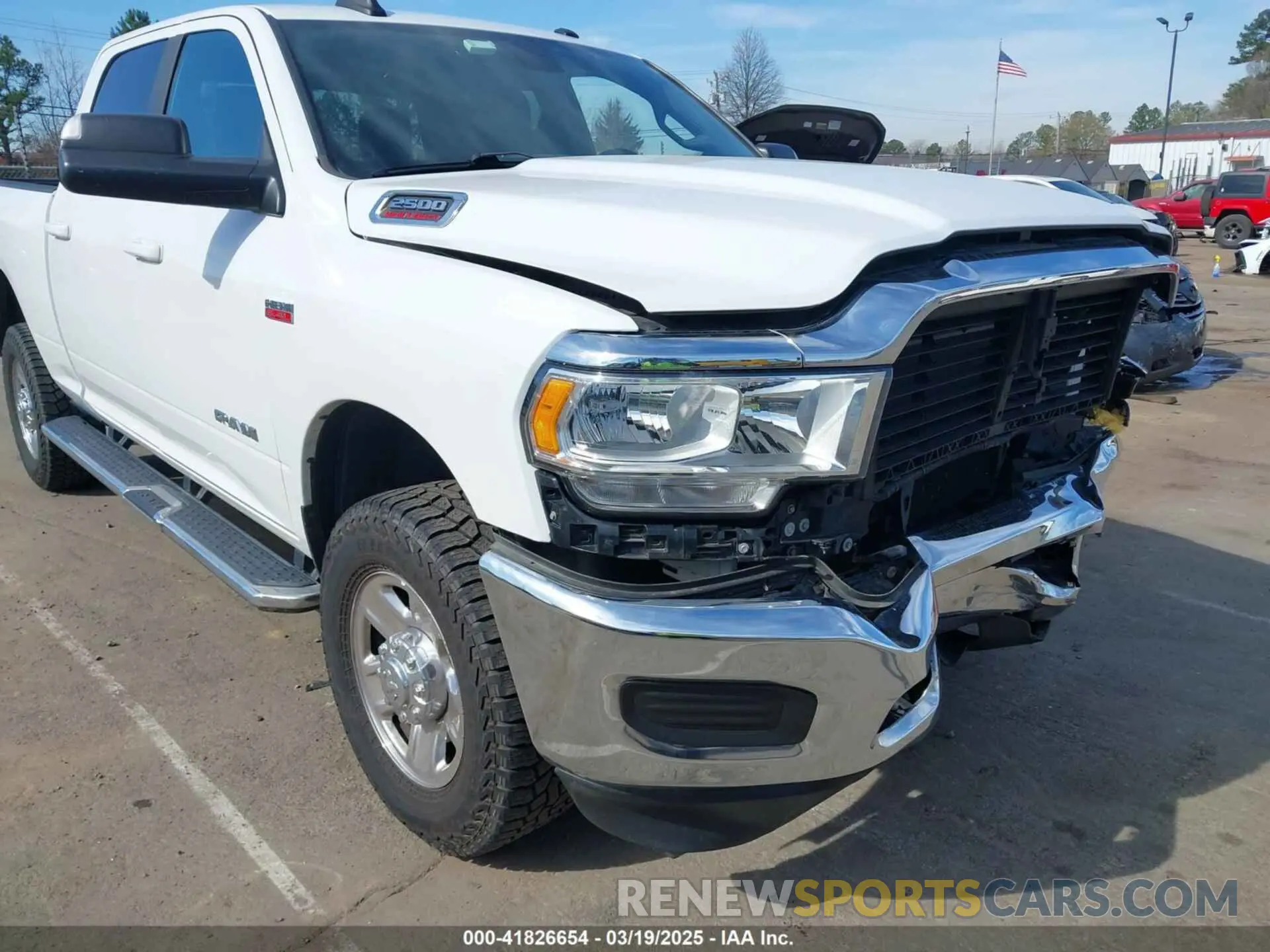 18 Photograph of a damaged car 3C6UR5DJ8MG552586 RAM 2500 2021