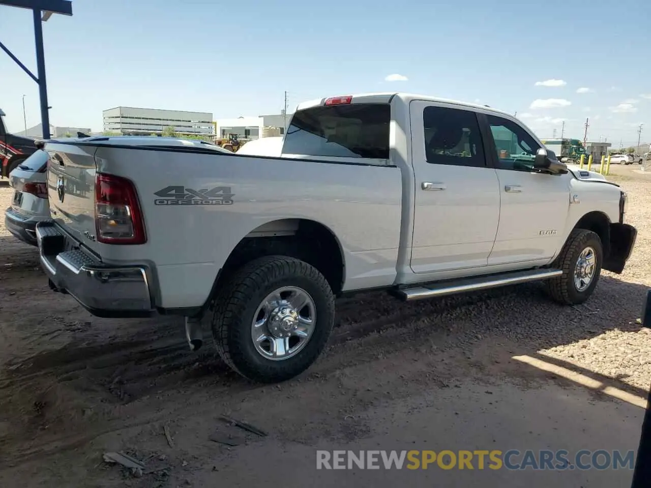 3 Photograph of a damaged car 3C6UR5DL1MG678113 RAM 2500 2021