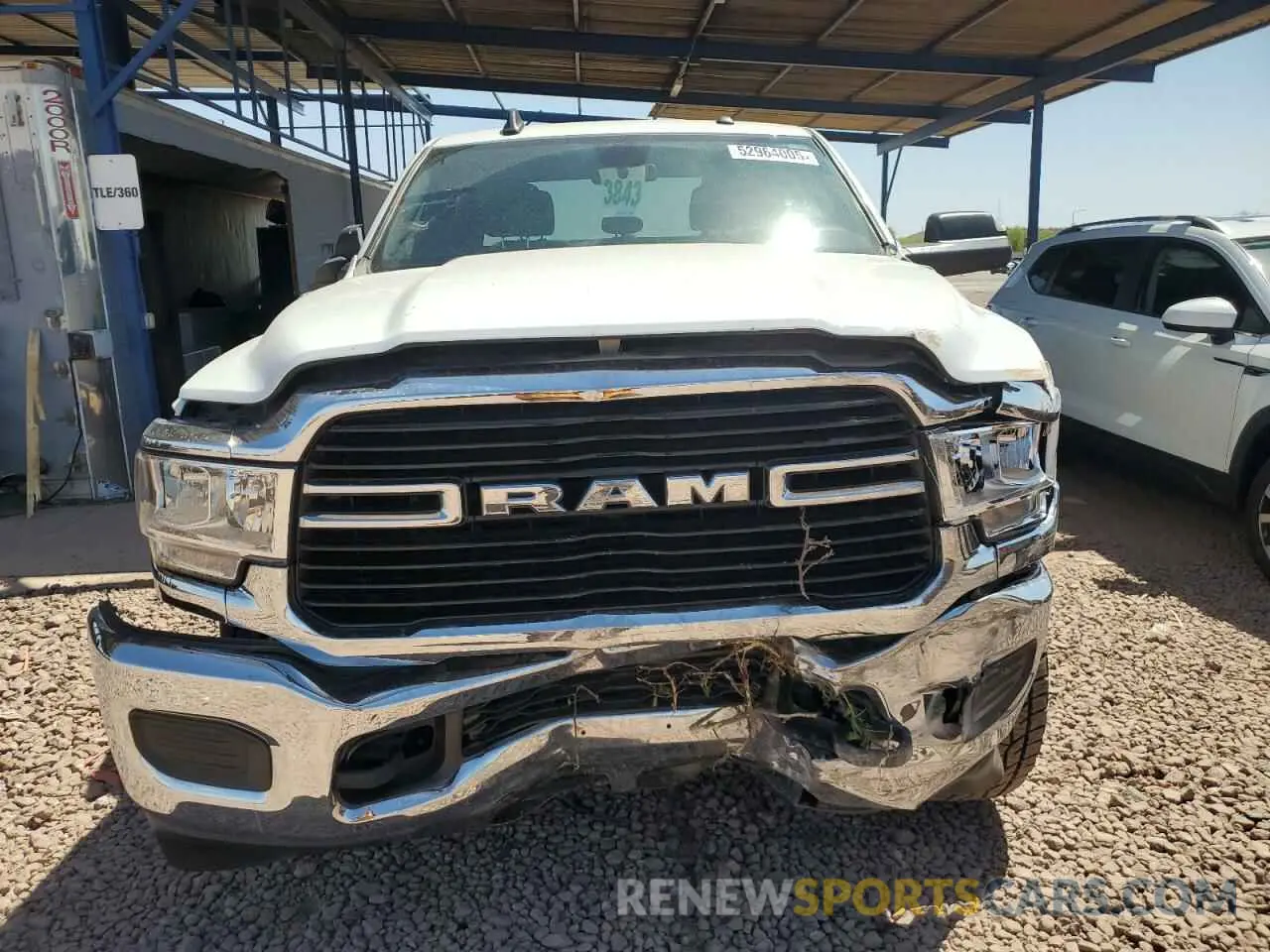 5 Photograph of a damaged car 3C6UR5DL1MG678113 RAM 2500 2021