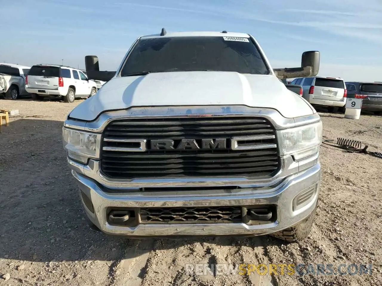 5 Photograph of a damaged car 3C6UR5DL2MG555372 RAM 2500 2021