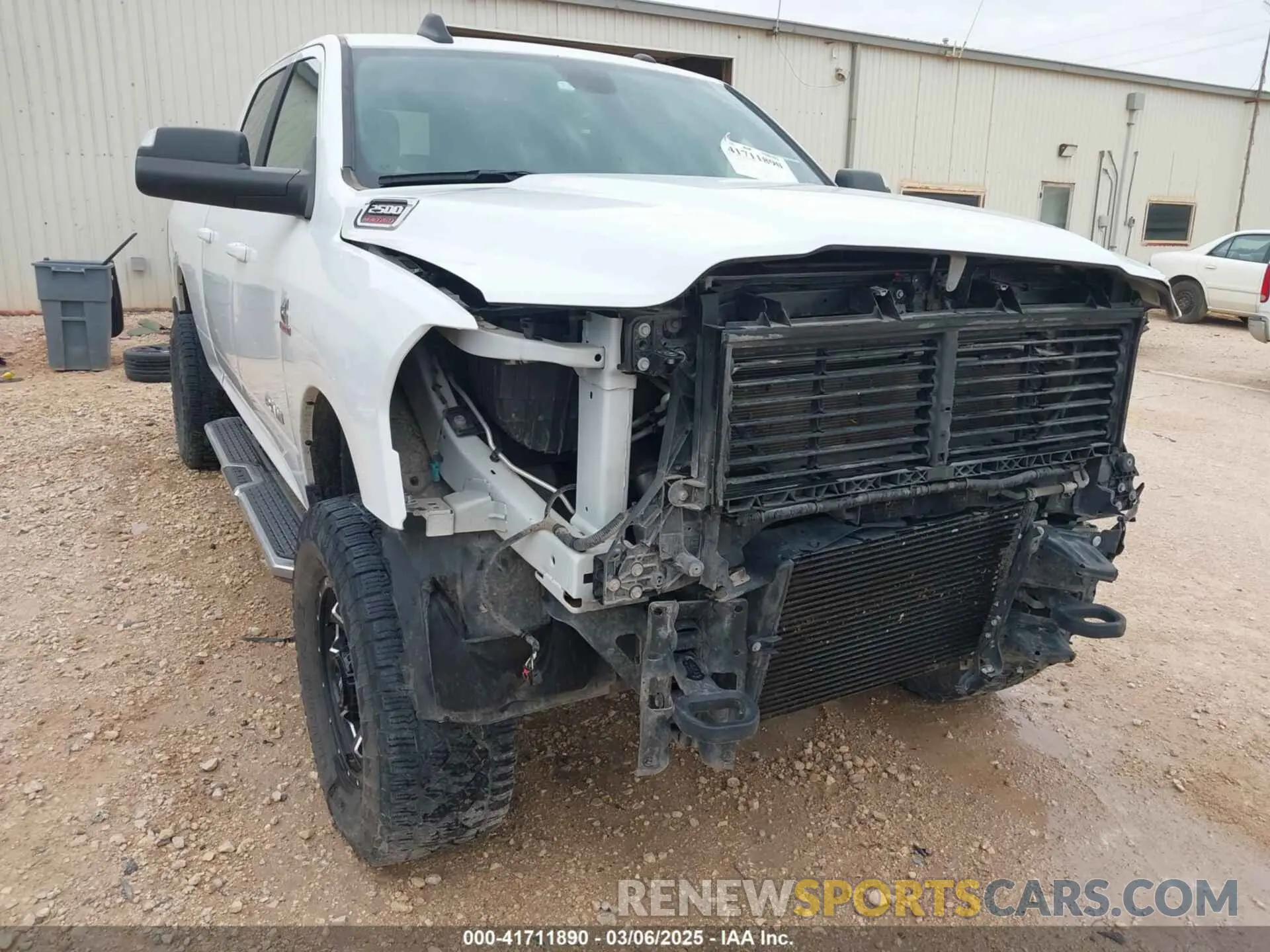 18 Photograph of a damaged car 3C6UR5DL8MG605823 RAM 2500 2021