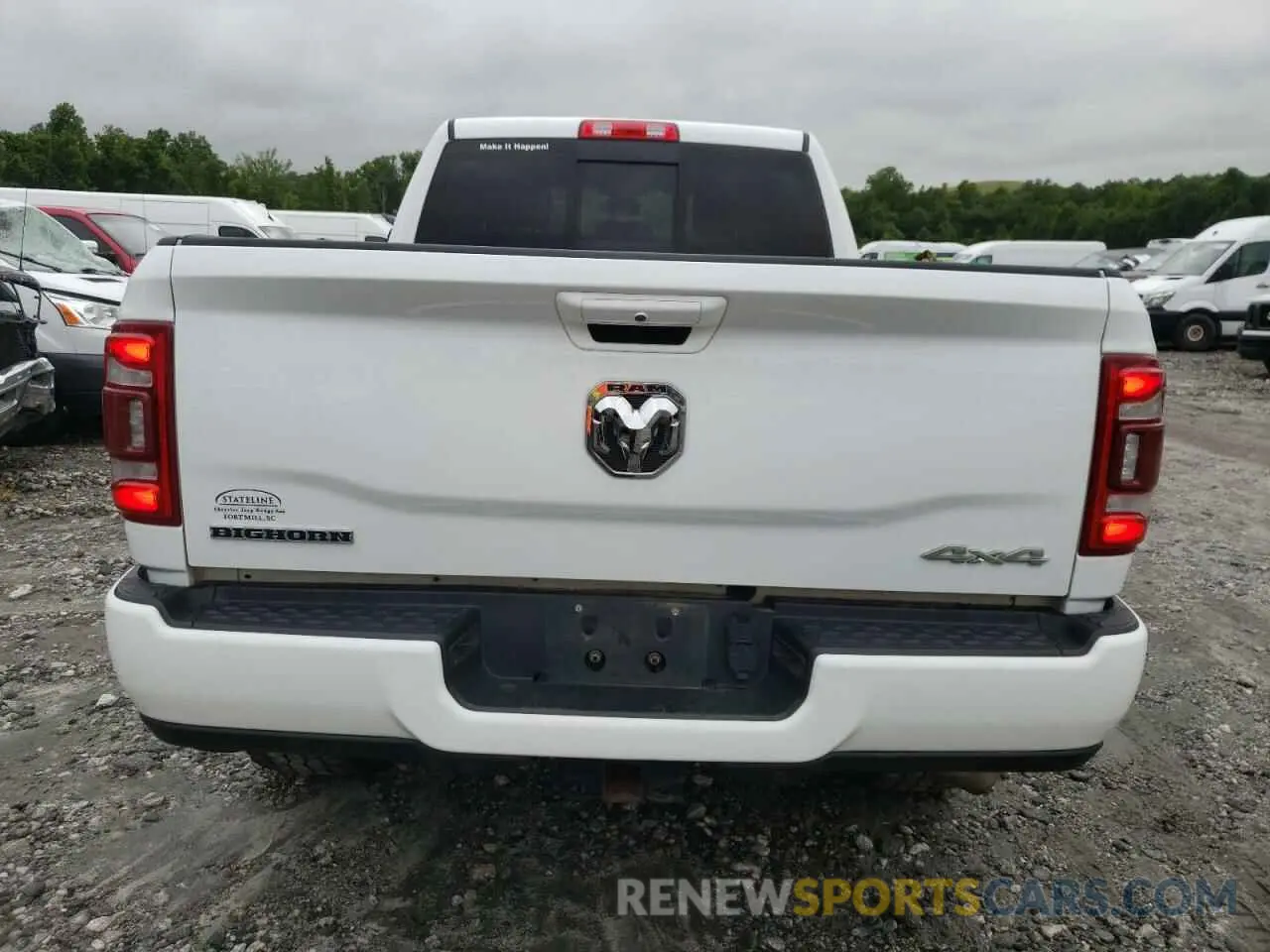 6 Photograph of a damaged car 3C6UR5DL9MG511028 RAM 2500 2021