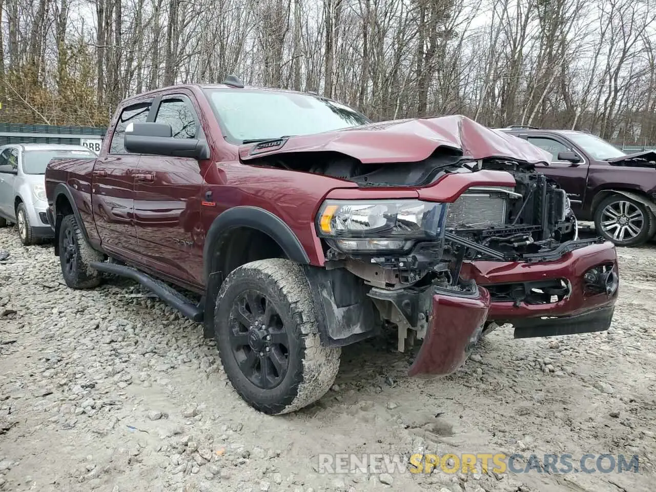 4 Photograph of a damaged car 3C6UR5DL9MG612117 RAM 2500 2021