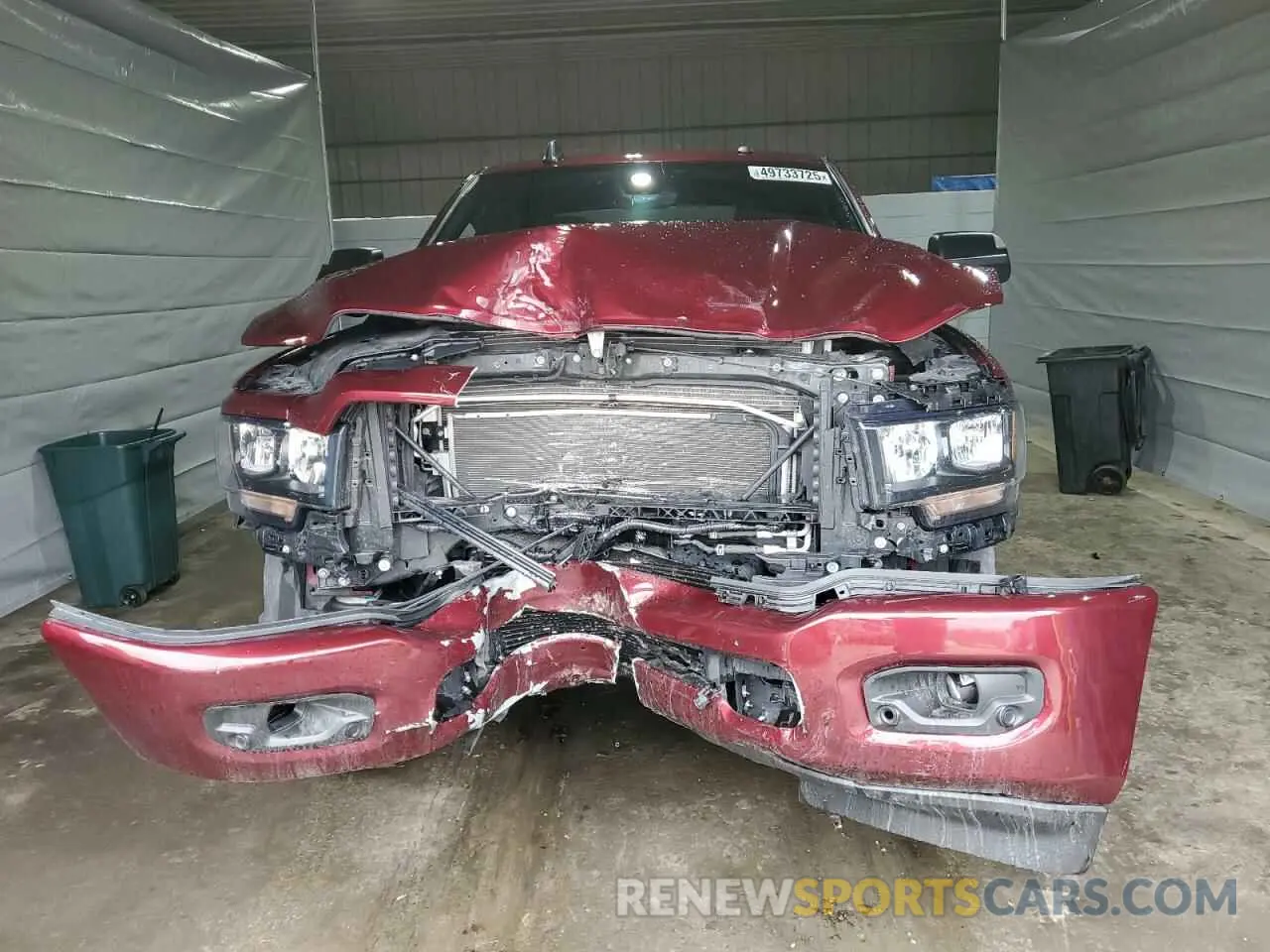 5 Photograph of a damaged car 3C6UR5DL9MG612117 RAM 2500 2021