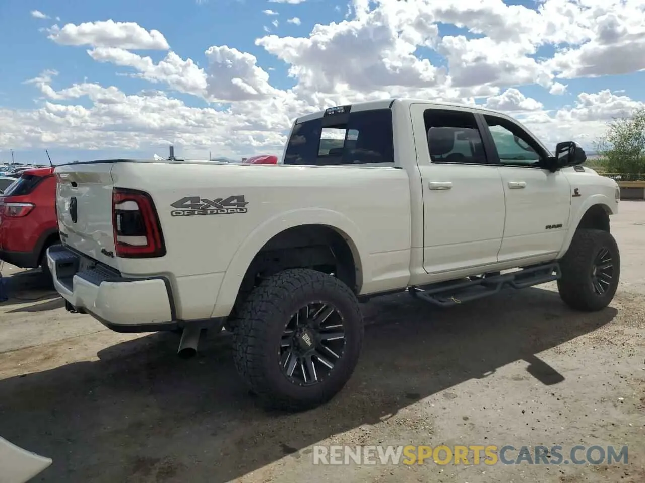 3 Photograph of a damaged car 3C6UR5FL2MG591673 RAM 2500 2021
