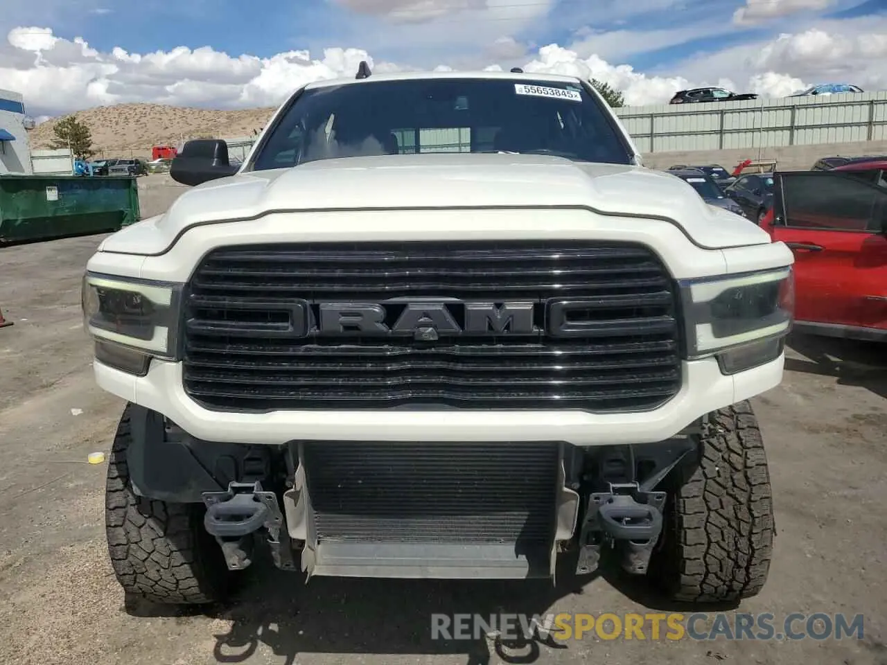 5 Photograph of a damaged car 3C6UR5FL2MG591673 RAM 2500 2021