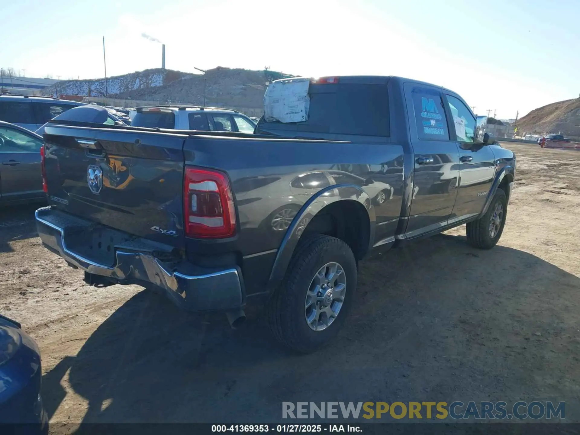 4 Photograph of a damaged car 3C6UR5FL7MG629012 RAM 2500 2021