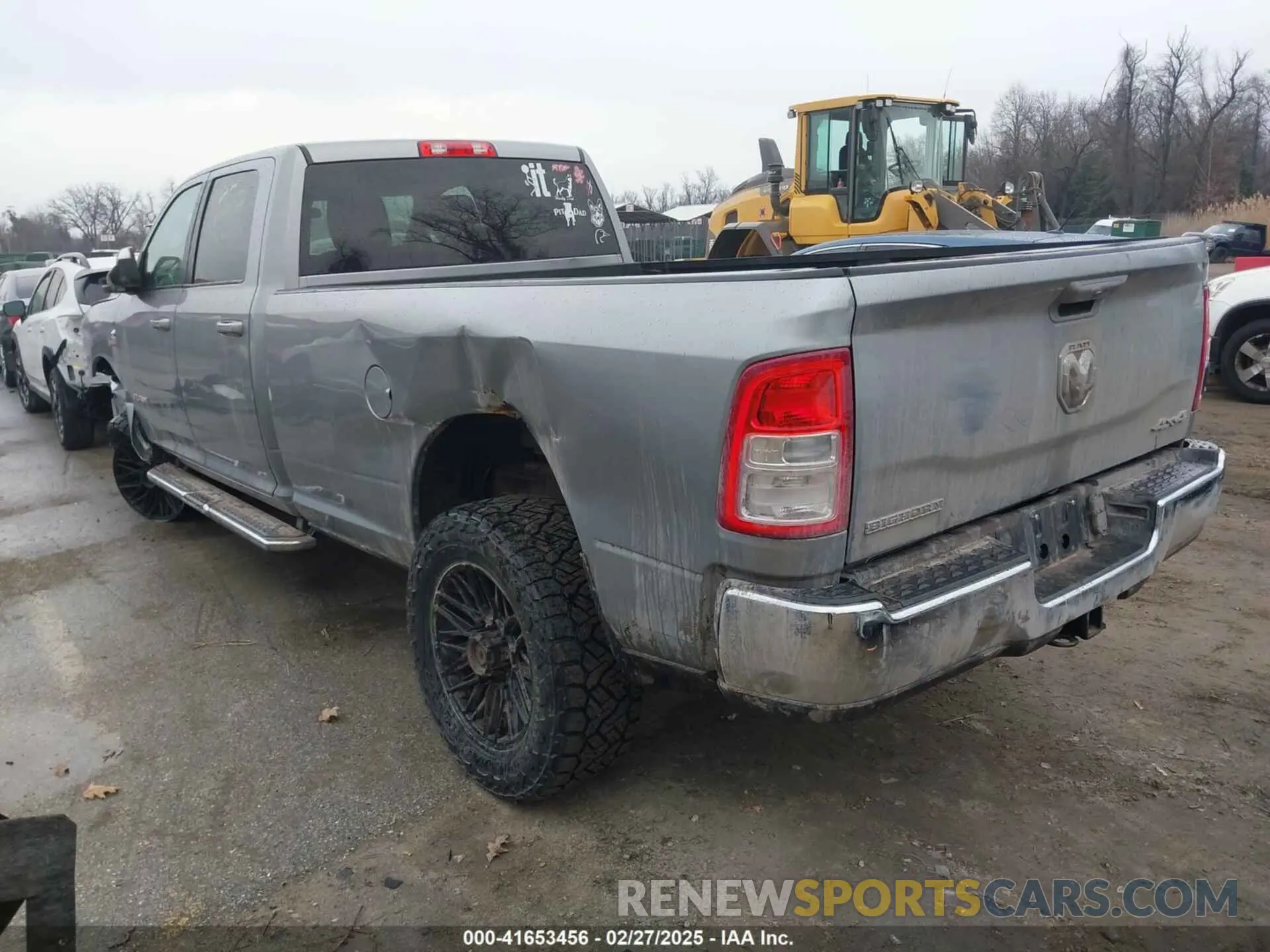 3 Photograph of a damaged car 3C6UR5JL4MG653548 RAM 2500 2021