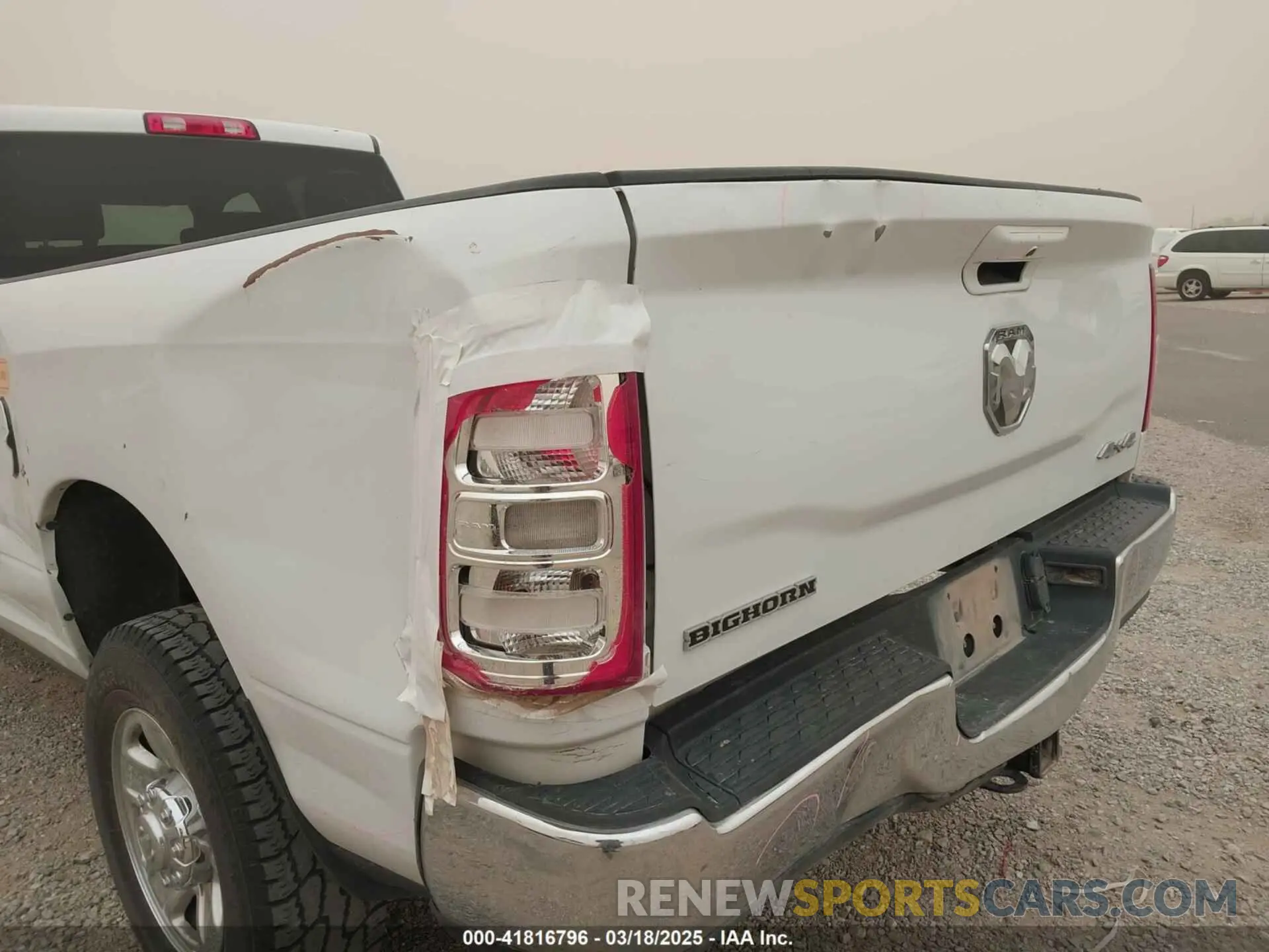 17 Photograph of a damaged car 3C6UR5JLXMG542406 RAM 2500 2021