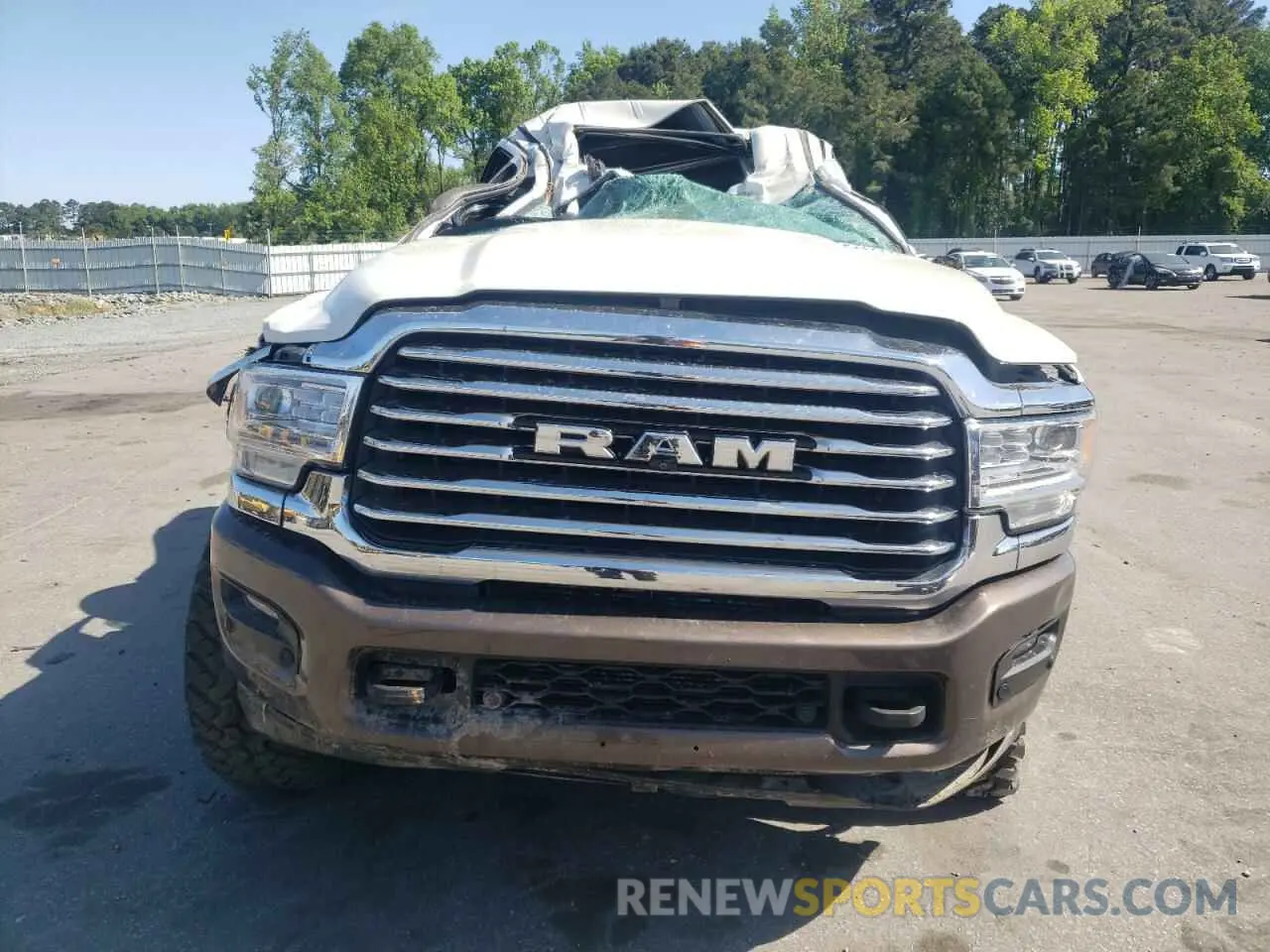 5 Photograph of a damaged car 3C6UR5PL3MG597335 RAM 2500 2021