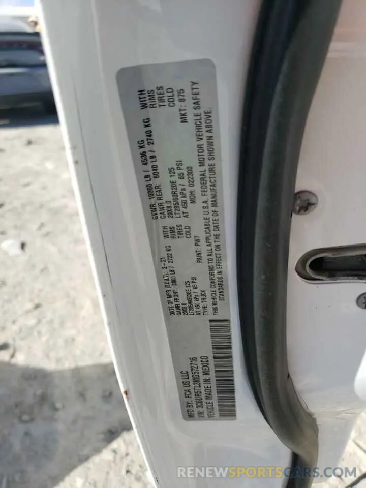 13 Фотография поврежденного автомобиля 3C6UR5TL3MG572716 RAM 2500 2021