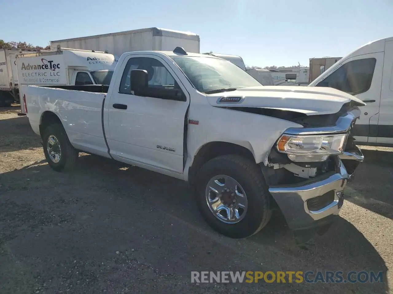 4 Photograph of a damaged car 3C6MR4AJ4NG410087 RAM 2500 2022