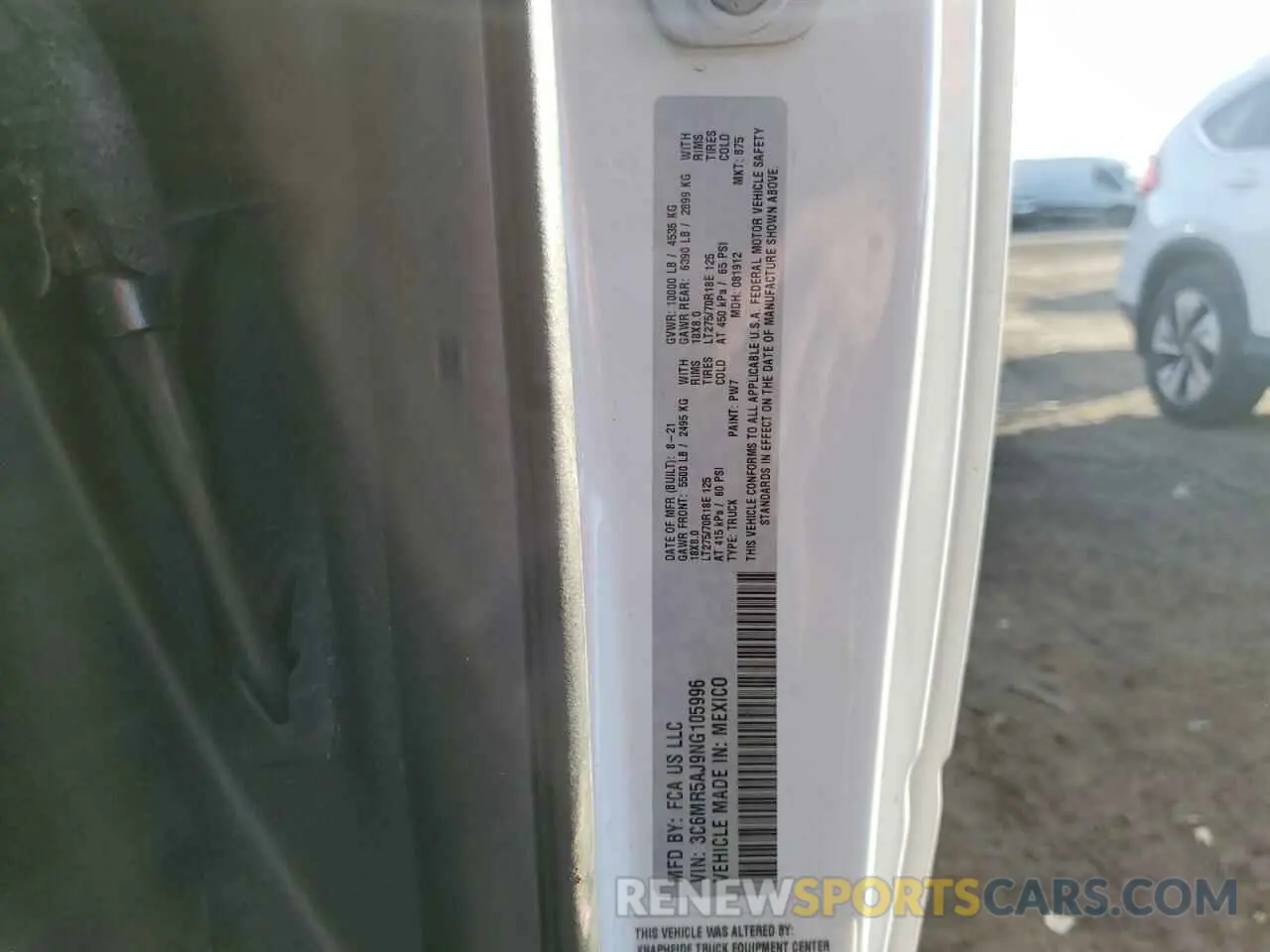 14 Фотография поврежденного автомобиля 3C6MR5AJ9NG105996 RAM 2500 2022