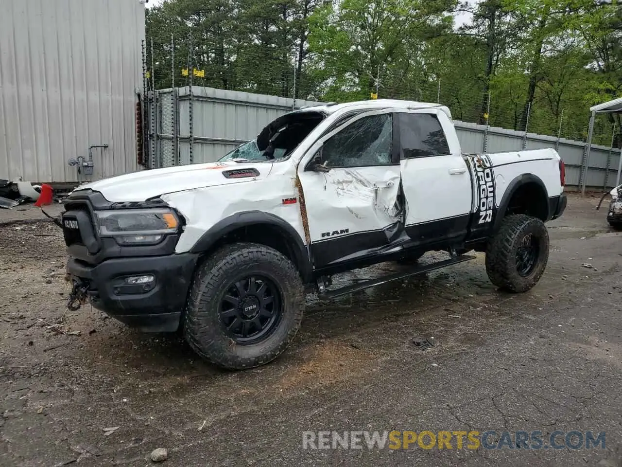 1 Photograph of a damaged car 3C6TR5EJ9NG222841 RAM 2500 2022