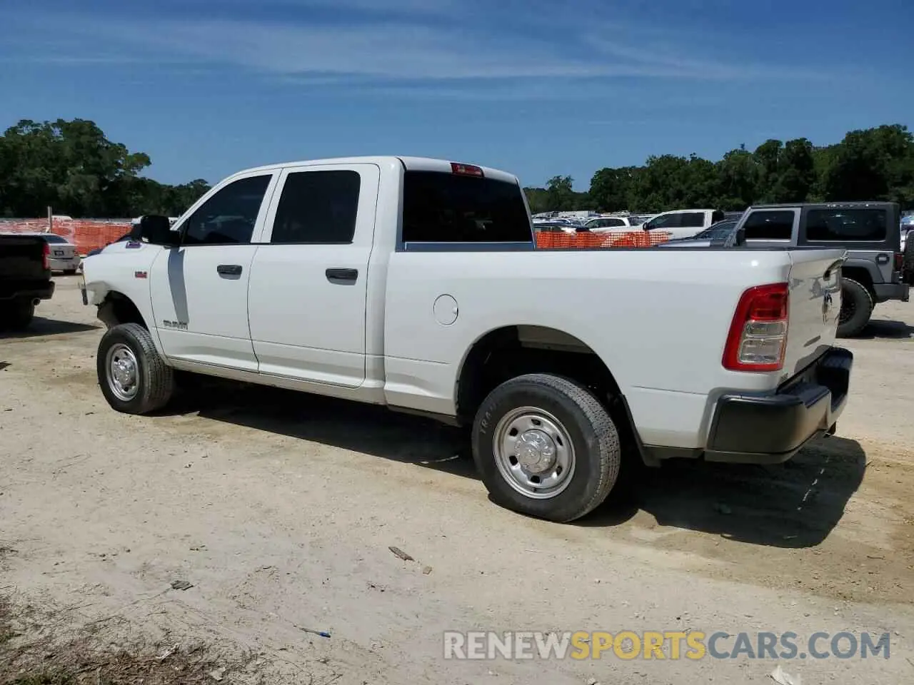 2 Photograph of a damaged car 3C6UR4CJ7NG356300 RAM 2500 2022