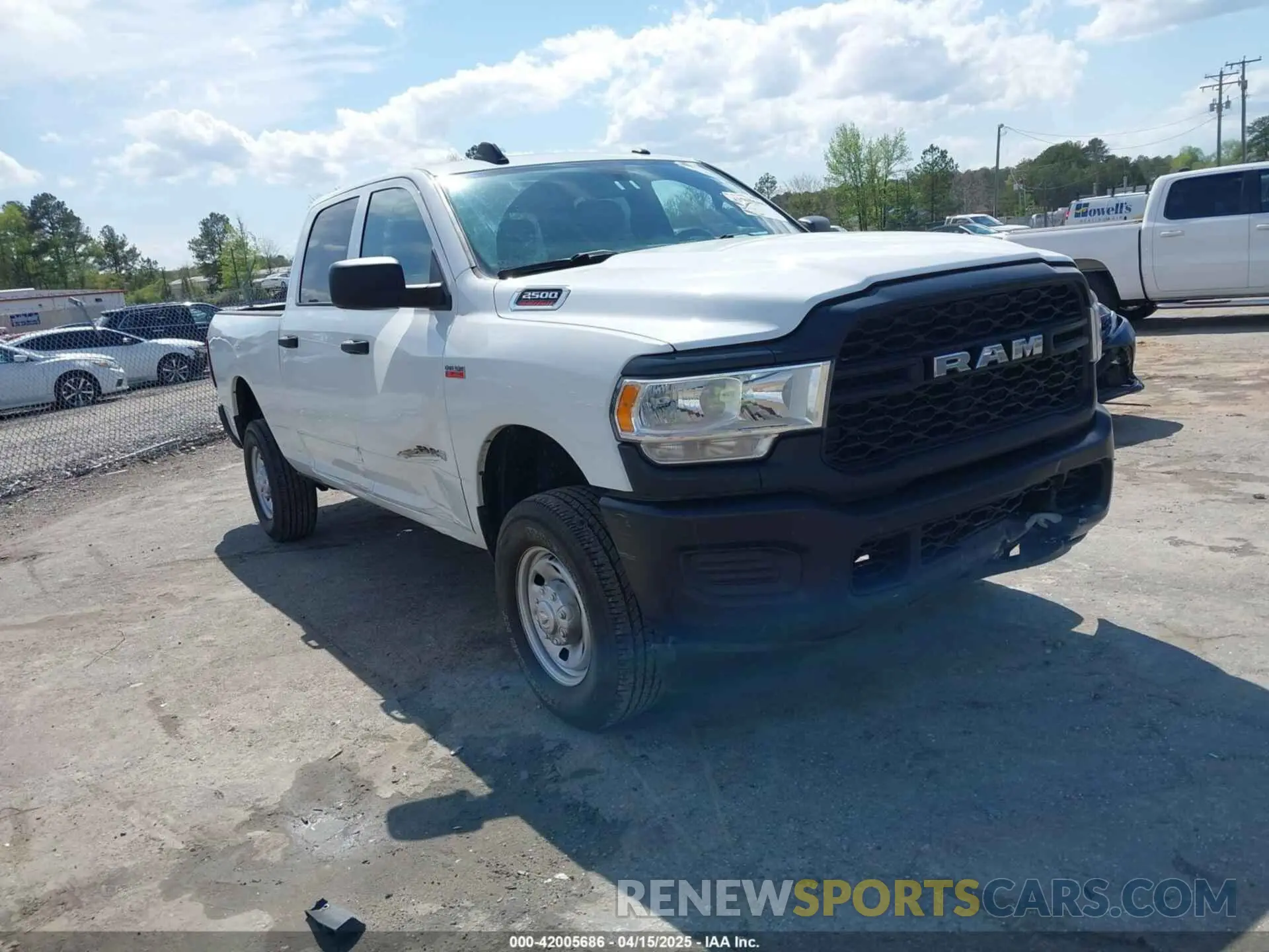 1 Photograph of a damaged car 3C6UR5CJ6NG203221 RAM 2500 2022