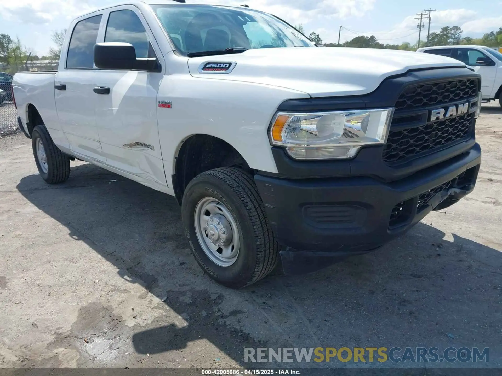 6 Photograph of a damaged car 3C6UR5CJ6NG203221 RAM 2500 2022