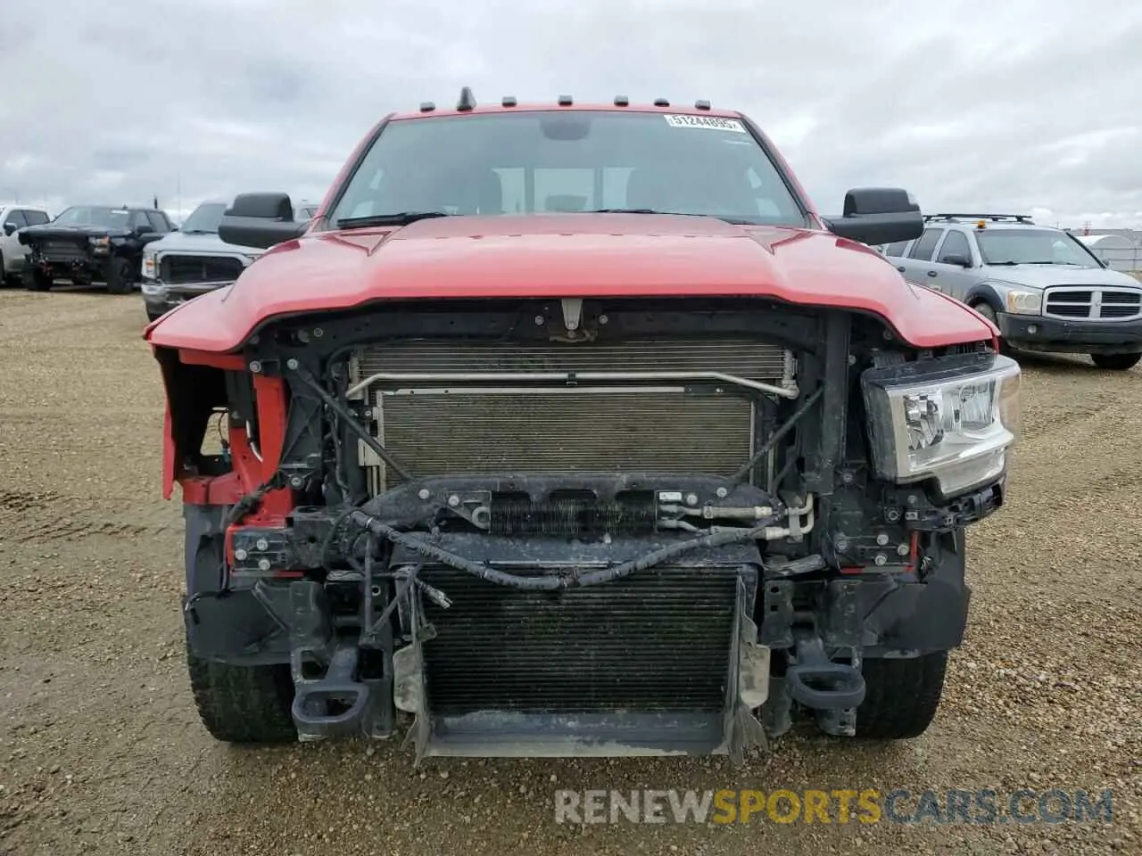 5 Photograph of a damaged car 3C6UR5DL1NG383000 RAM 2500 2022