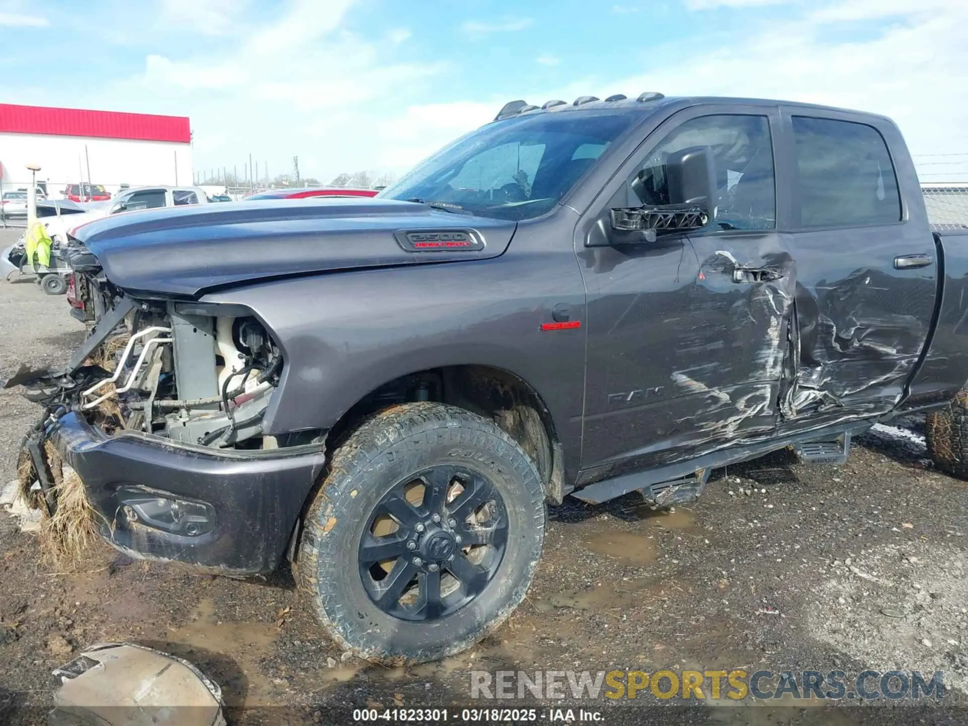 6 Photograph of a damaged car 3C6UR5DL2NG167320 RAM 2500 2022