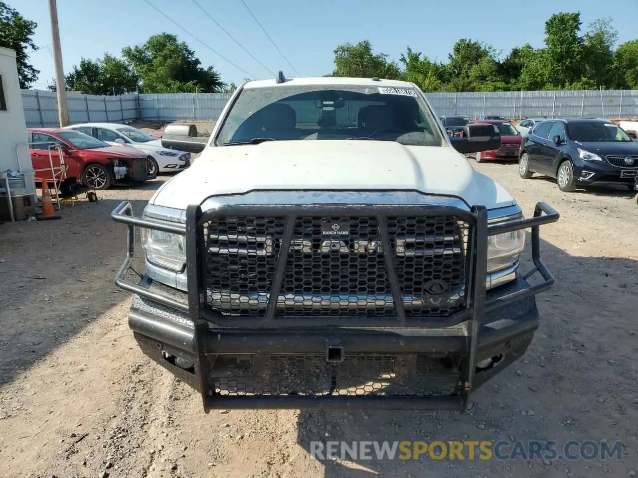 5 Photograph of a damaged car 3C6UR5DL3NG322697 RAM 2500 2022