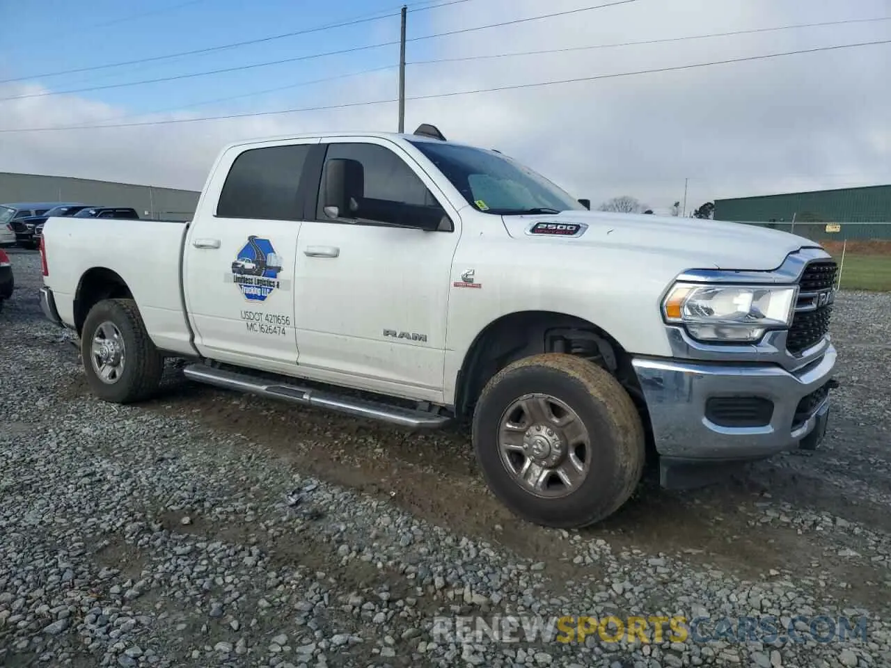 4 Фотография поврежденного автомобиля 3C6UR5DL6NG119819 RAM 2500 2022