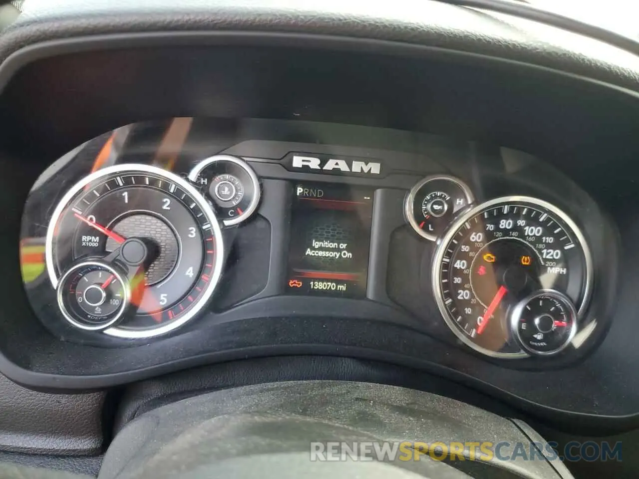 9 Фотография поврежденного автомобиля 3C6UR5DL6NG119819 RAM 2500 2022