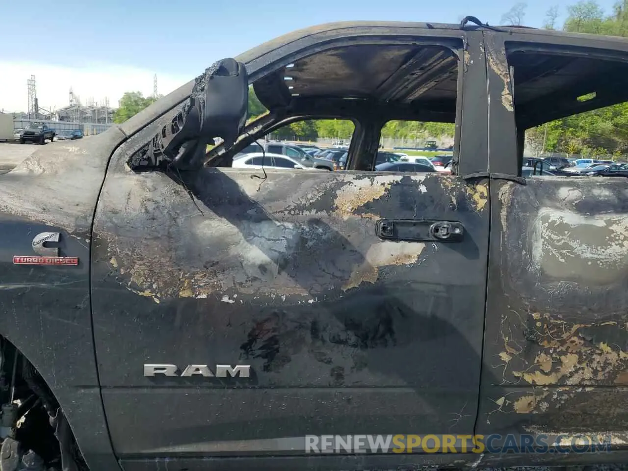 7 Photograph of a damaged car 3C6UR5DL8NG262772 RAM 2500 2022