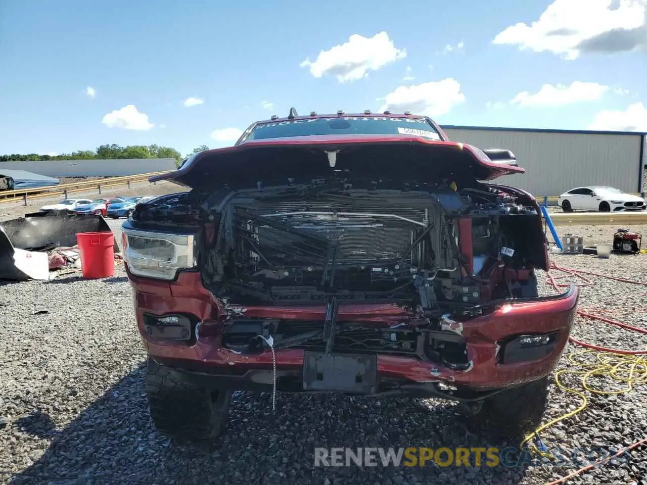 5 Photograph of a damaged car 3C6UR5DL9NG185880 RAM 2500 2022