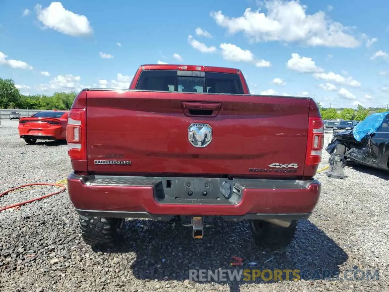 6 Photograph of a damaged car 3C6UR5DL9NG185880 RAM 2500 2022