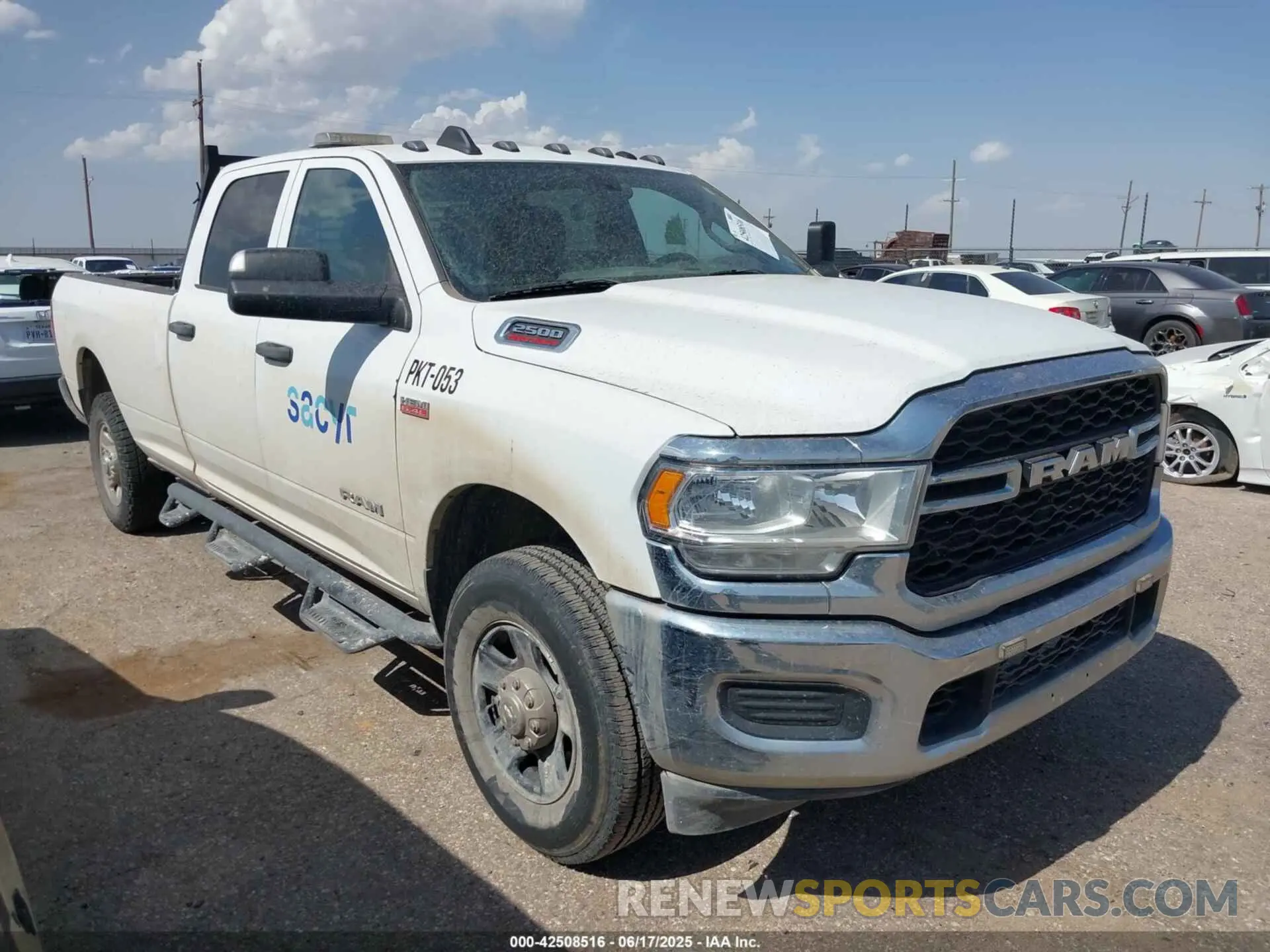1 Photograph of a damaged car 3C6UR5HJXNG117791 RAM 2500 2022