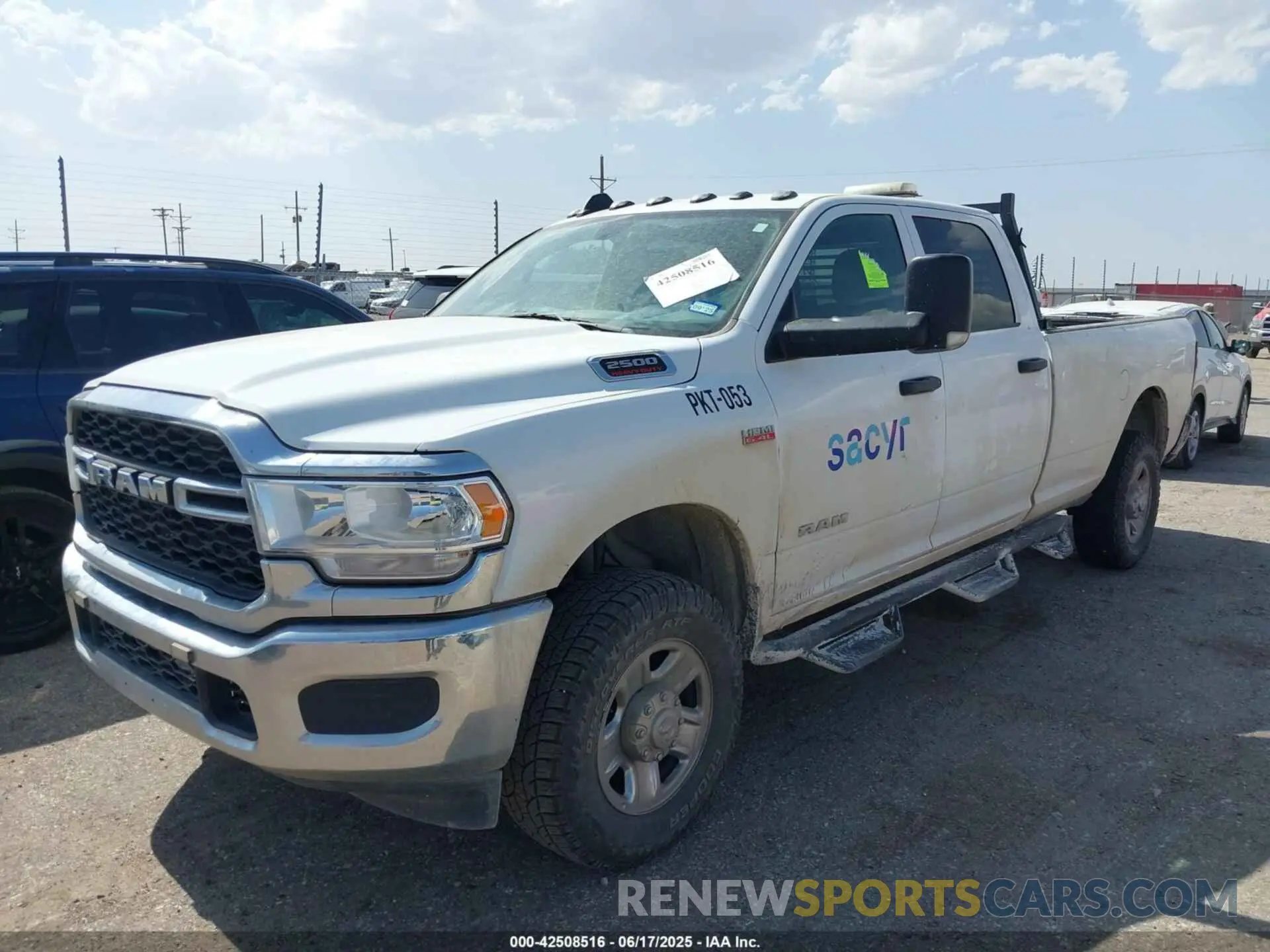 2 Photograph of a damaged car 3C6UR5HJXNG117791 RAM 2500 2022