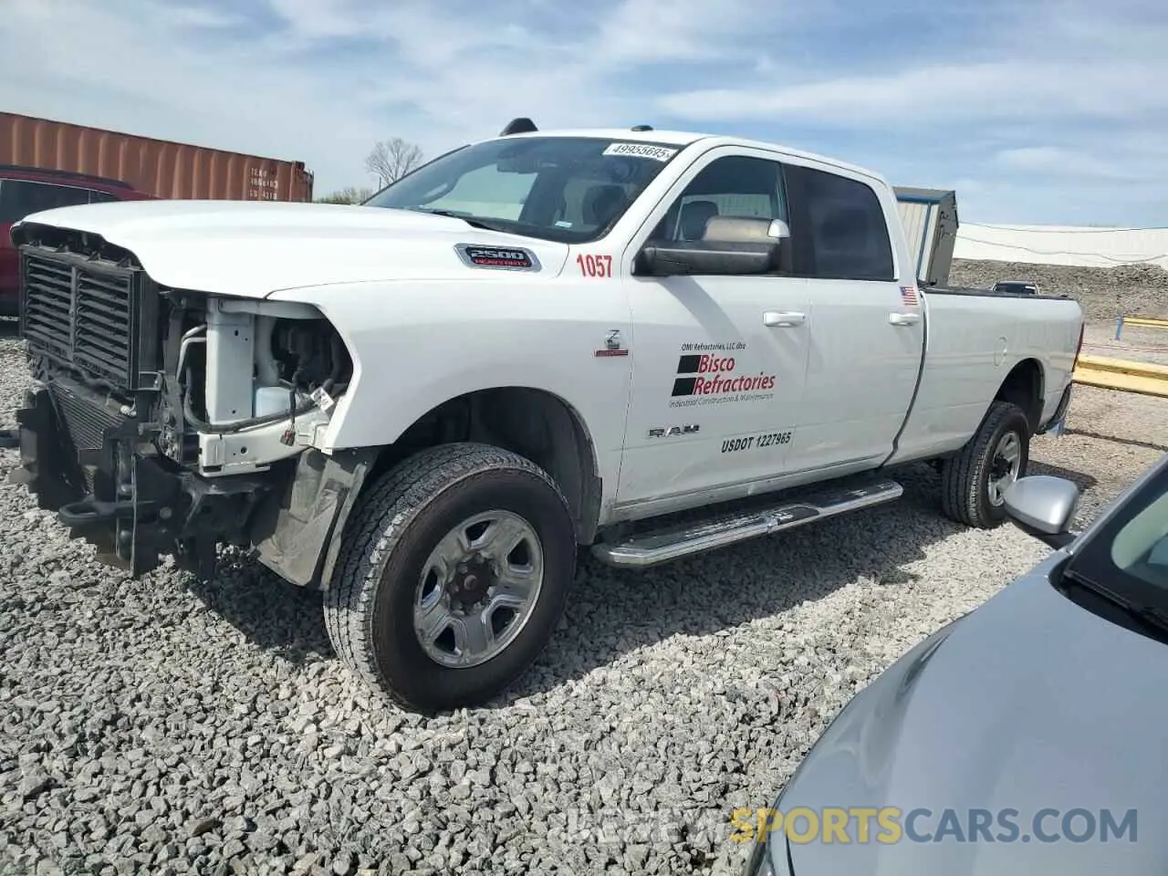 1 Фотография поврежденного автомобиля 3C6UR5JL1NG123958 RAM 2500 2022