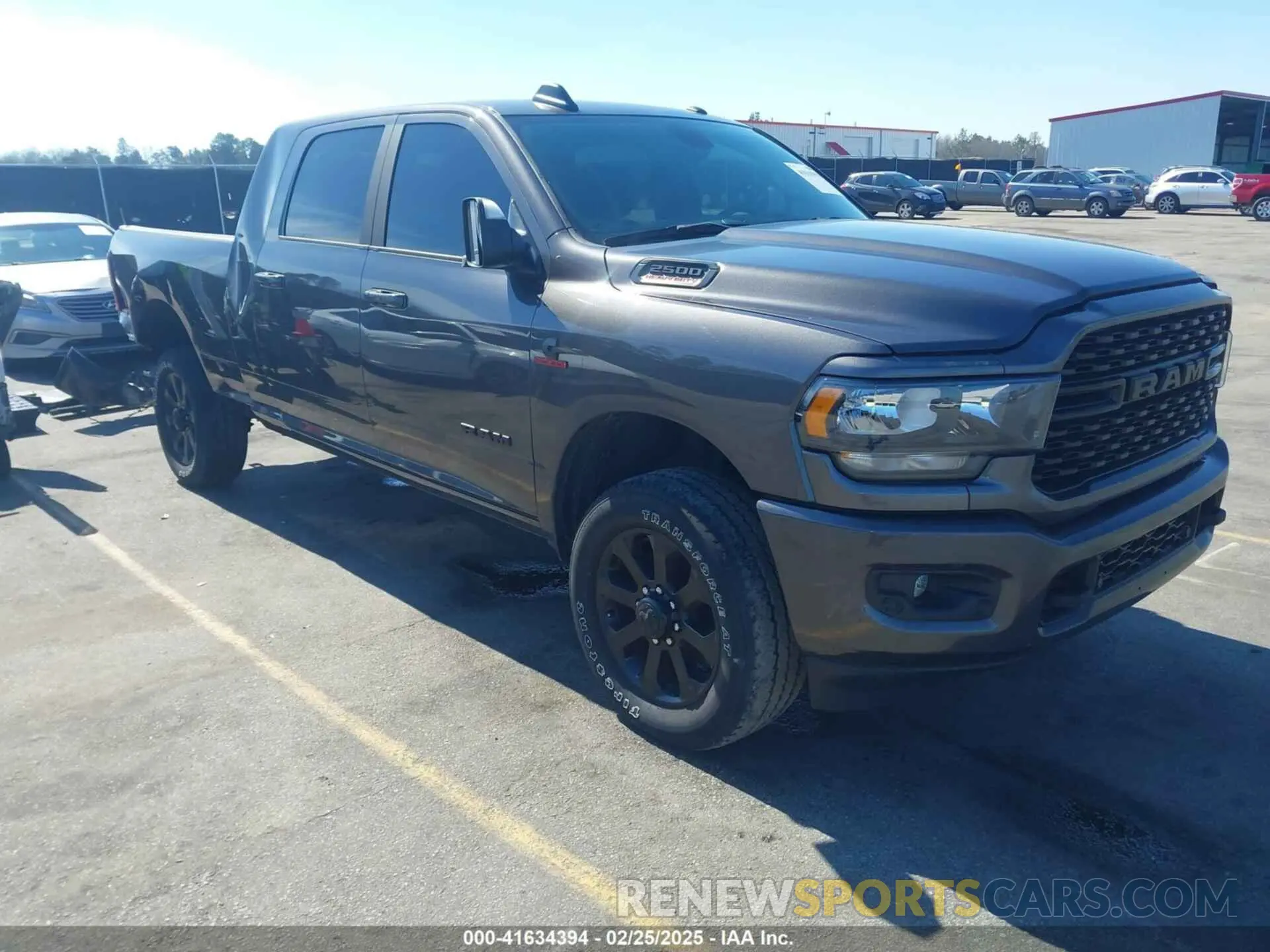 1 Photograph of a damaged car 3C6UR5ML7NG289963 RAM 2500 2022
