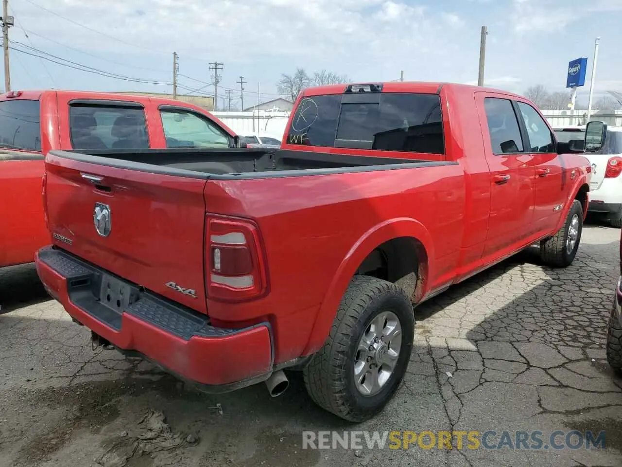 3 Photograph of a damaged car 3C6UR5NL2NG253189 RAM 2500 2022