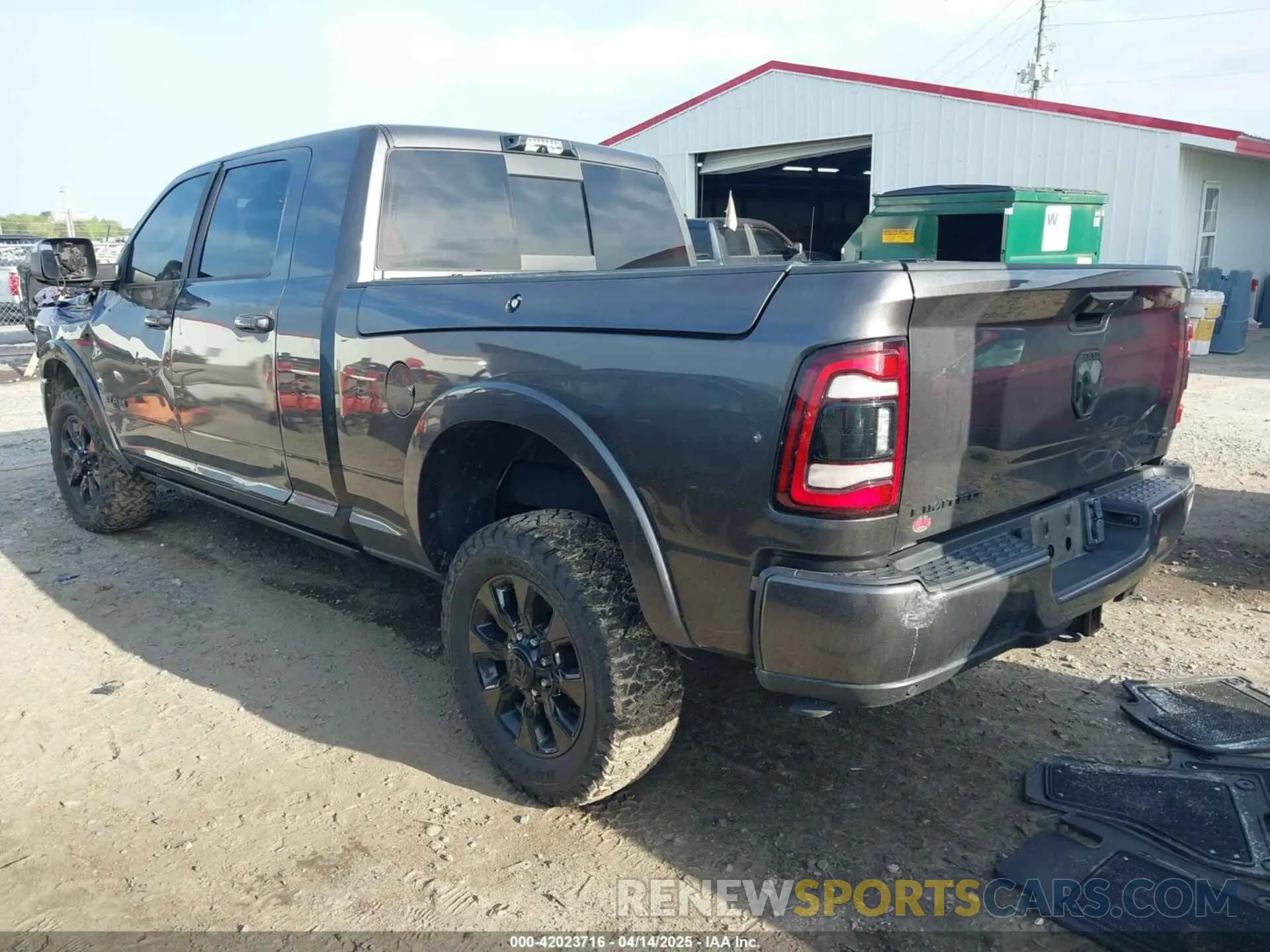 3 Photograph of a damaged car 3C6UR5TL9NG195293 RAM 2500 2022