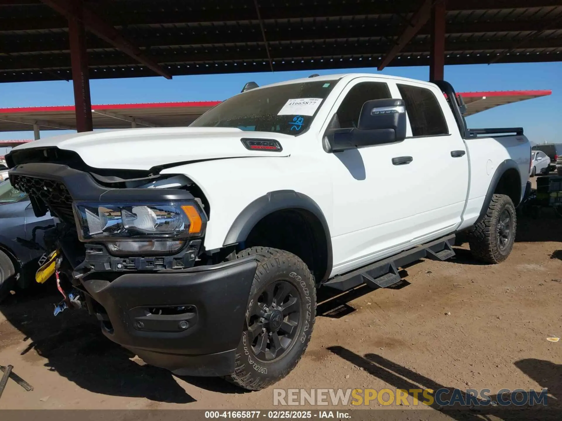2 Photograph of a damaged car 3C6TR5CJ0PG518837 RAM 2500 2023
