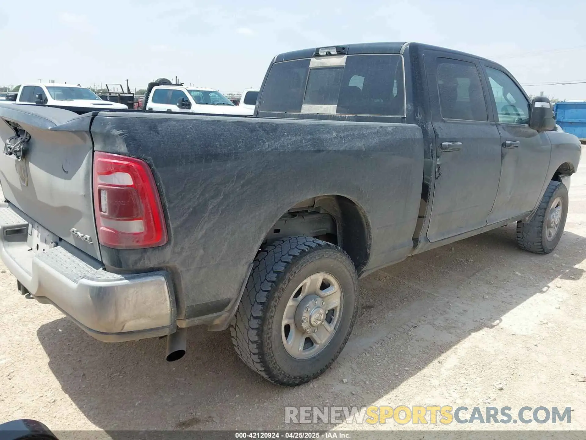 4 Photograph of a damaged car 3C6UR5CJ2PG532744 RAM 2500 2023