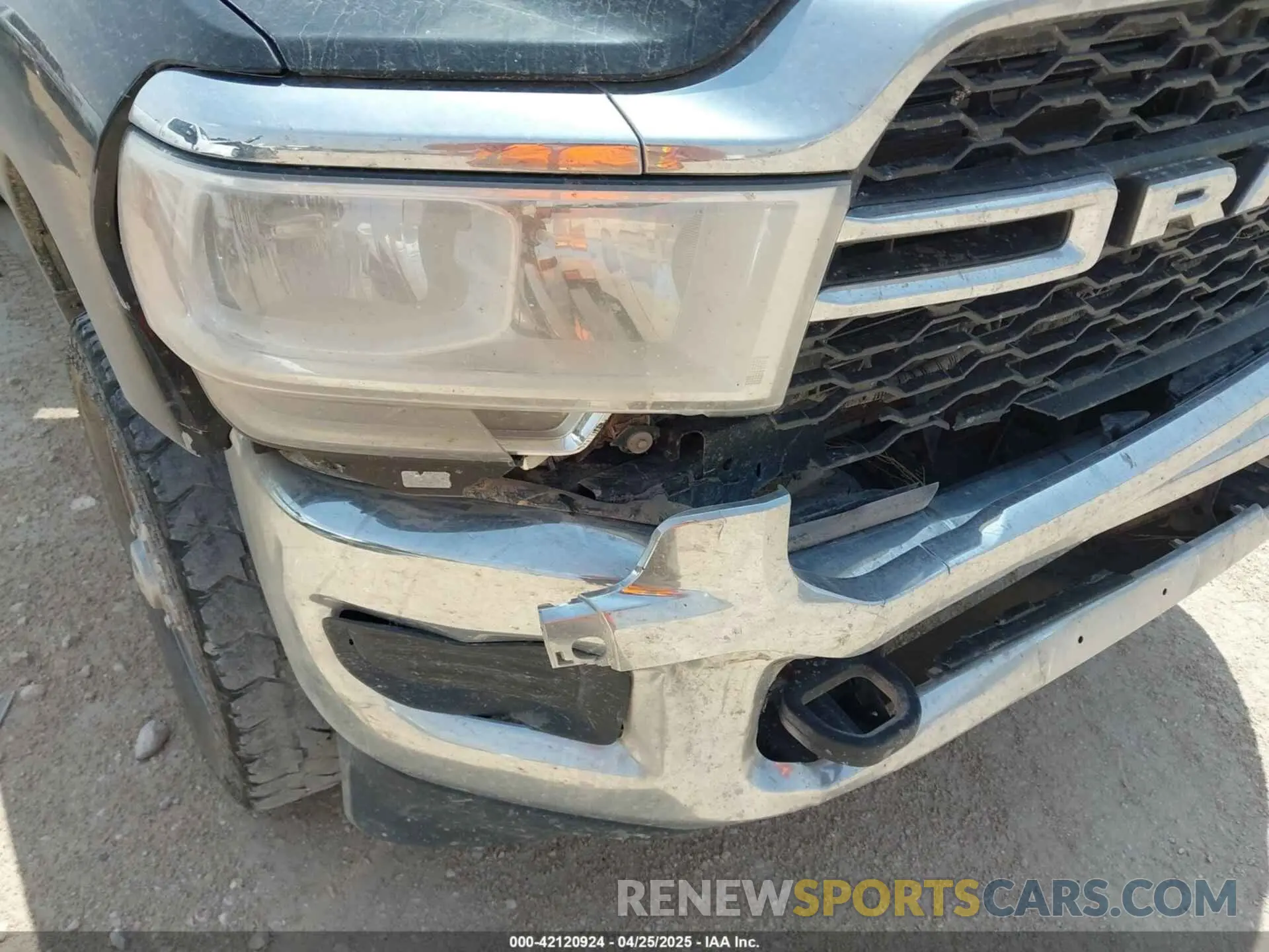 6 Photograph of a damaged car 3C6UR5CJ2PG532744 RAM 2500 2023