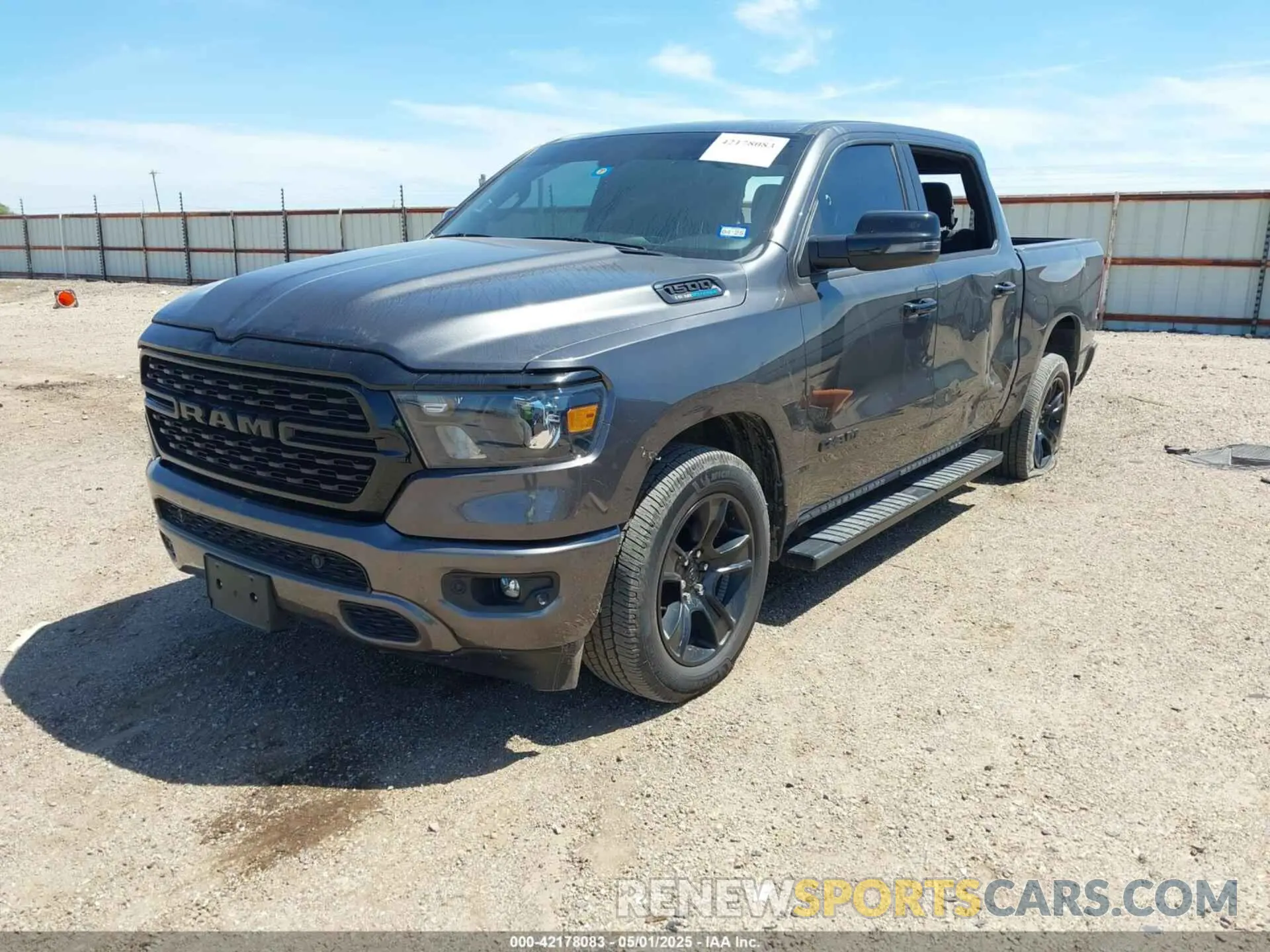 2 Photograph of a damaged car 3C6UR5DL1PG654074 RAM 2500 2023